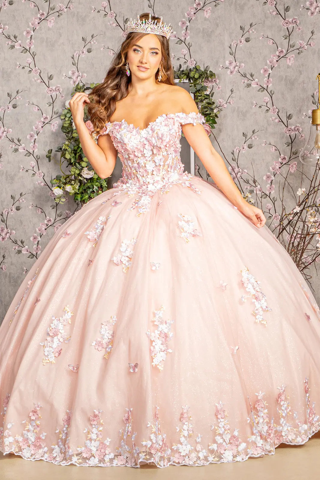 Vestido de XV Años Elizabeth K GL3182 - BLUSH