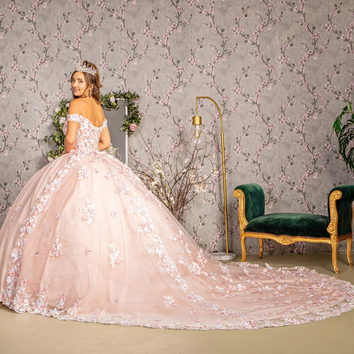 Vestido de XV Años Elizabeth K GL3182 - BLUSH
