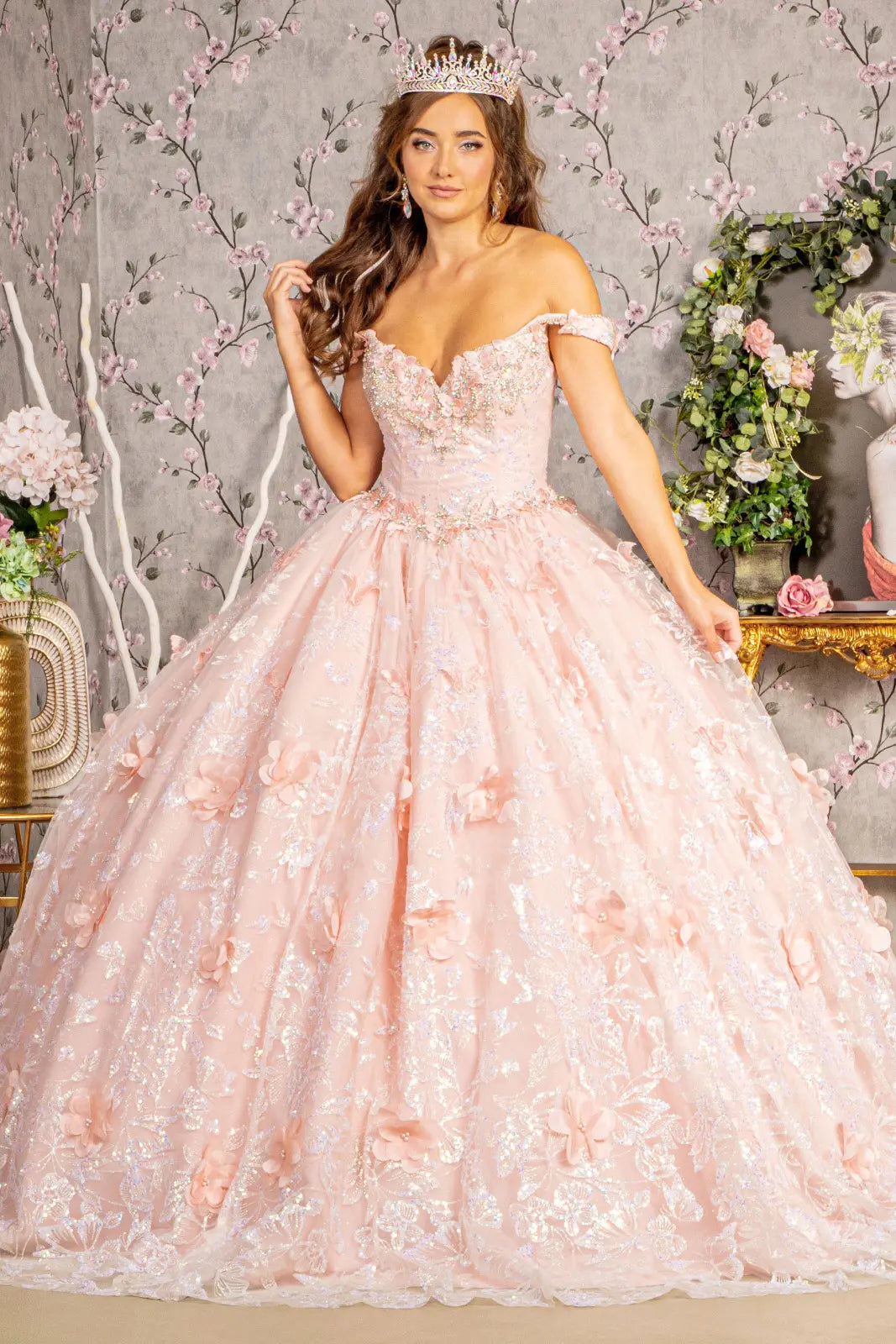 Vestido de XV Años Elizabeth K GL3183 - BLUSH