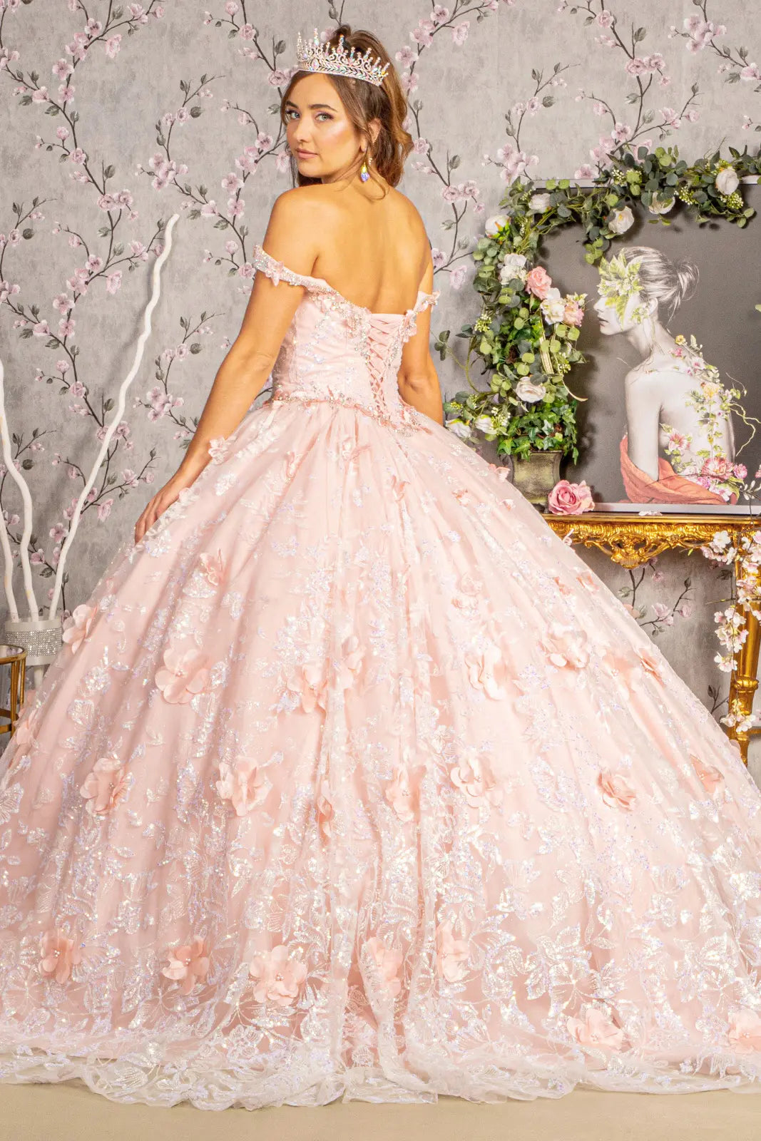 Vestido de XV Años Elizabeth K GL3183 - BLUSH
