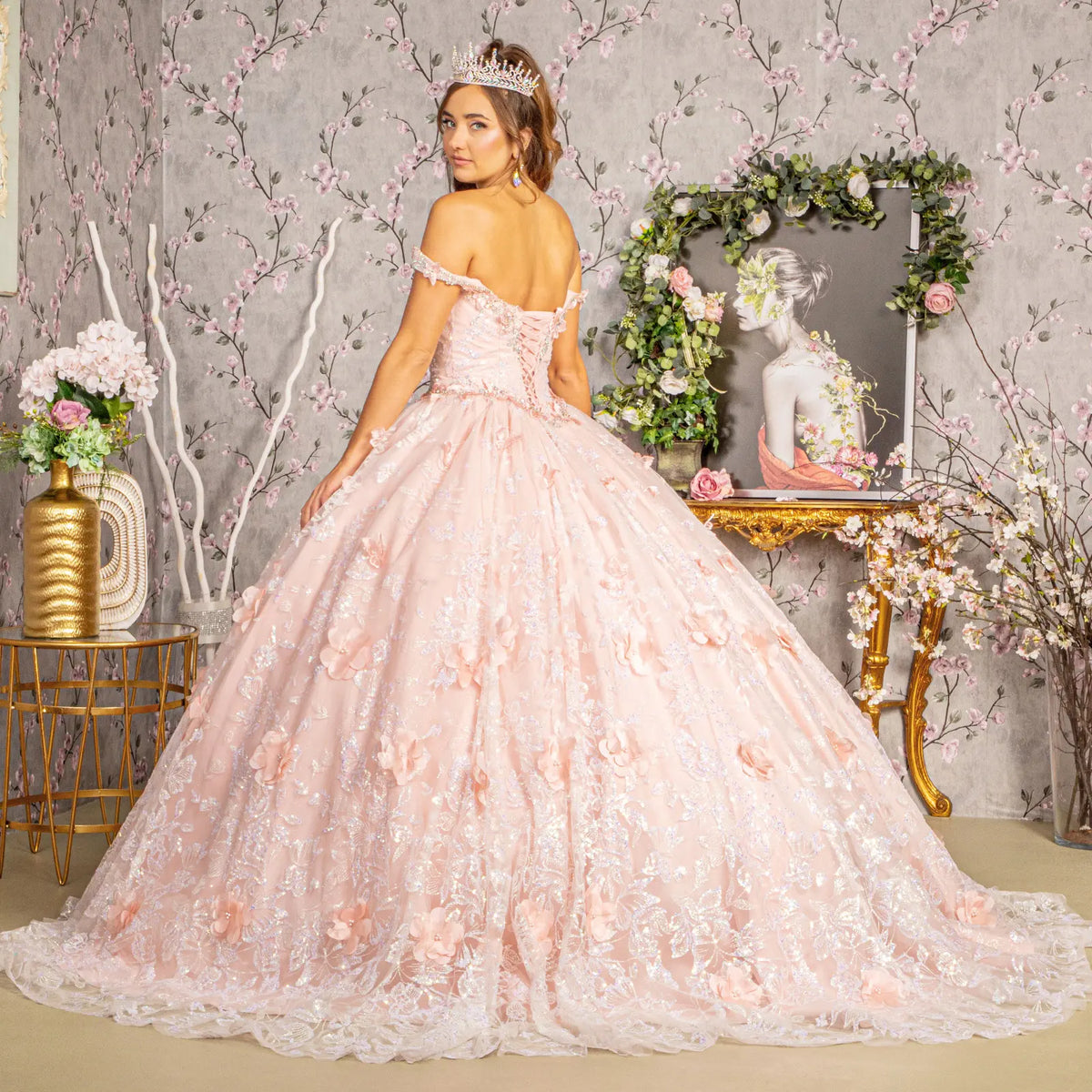 Vestido de XV Años Elizabeth K GL3183 - BLUSH