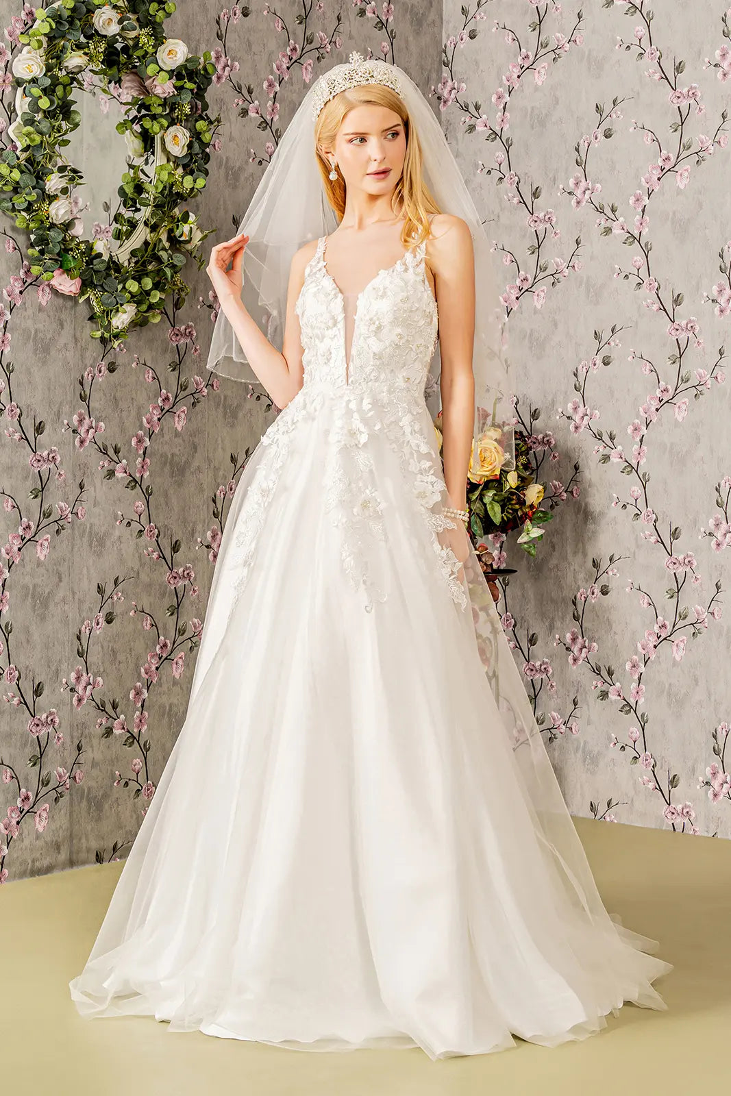 Vestido de Novia GLS by Gloria GL3269 - WHITE
