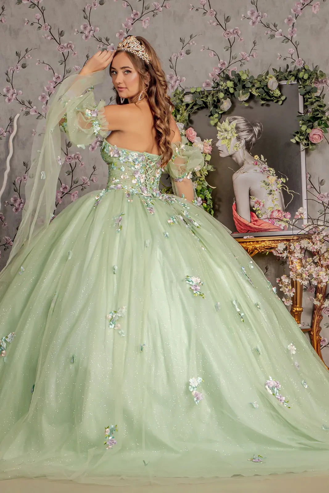 Vestido de XV Años GLS by Gloria GL3300 - SAGE