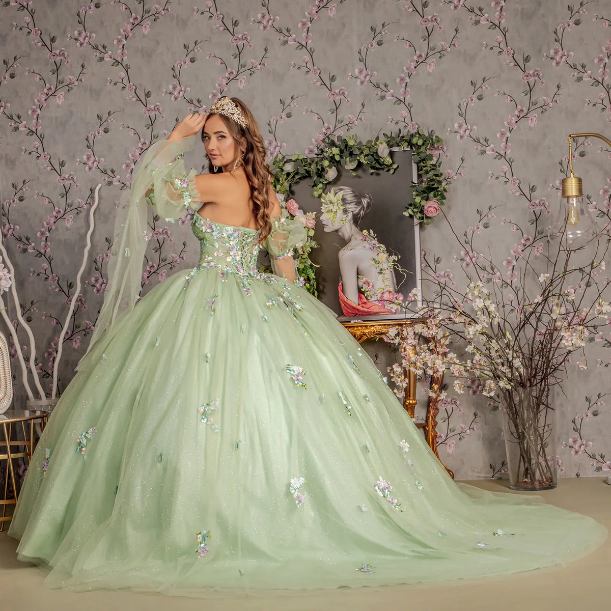 Vestido de XV Años GLS by Gloria GL3300 - SAGE