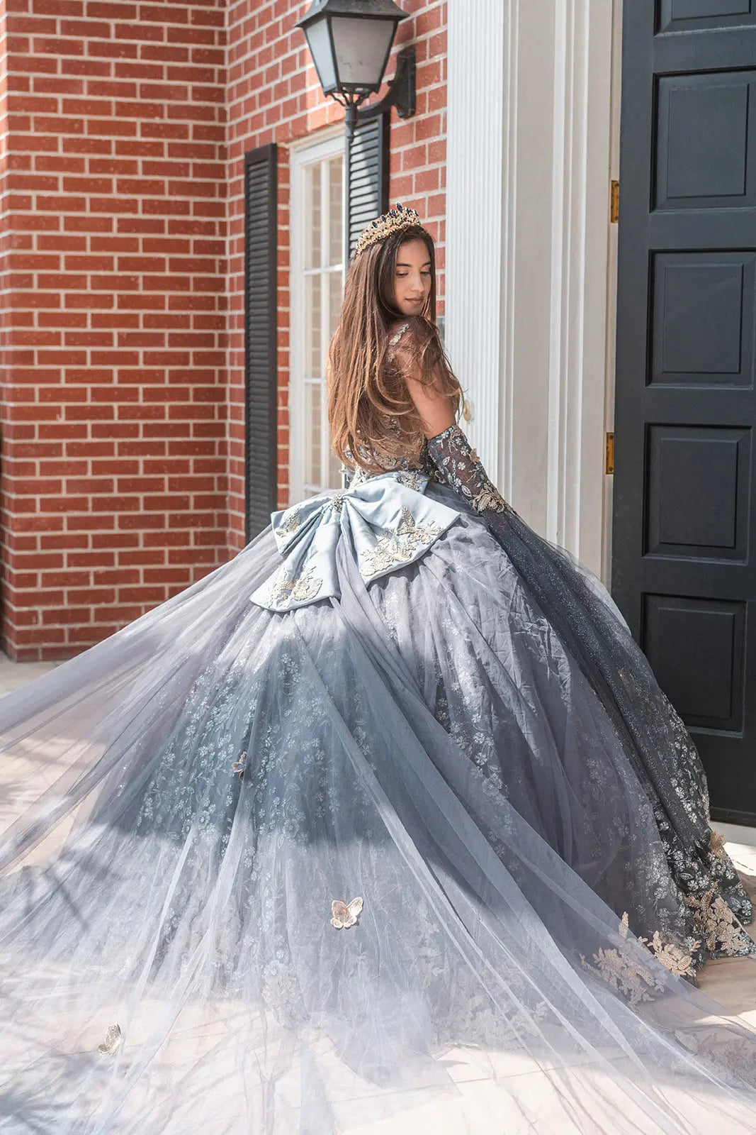 Vestido de XV Años GLS by Gloria GL3318 - GRAY