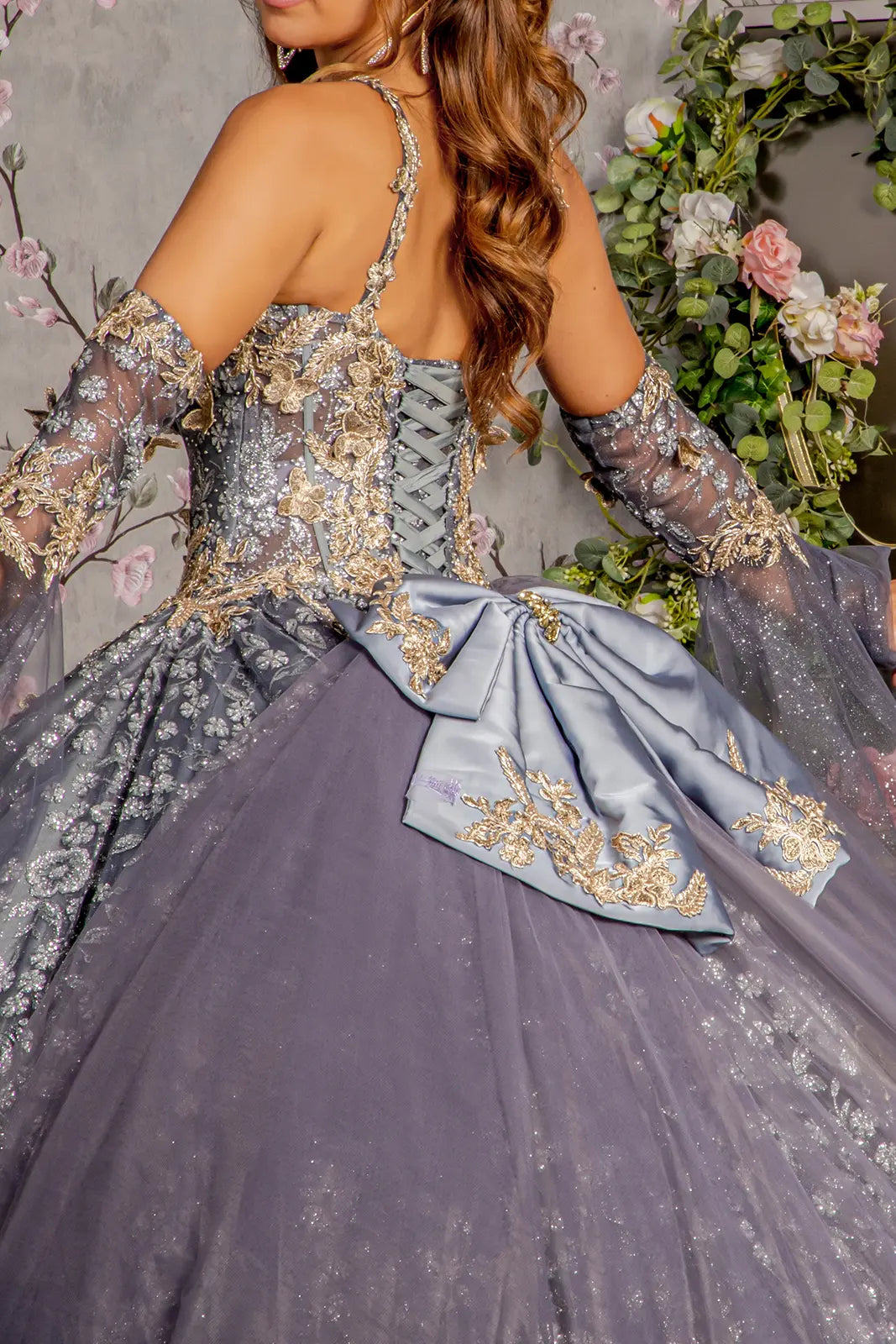 Vestido de XV Años GLS by Gloria GL3318 - GRAY