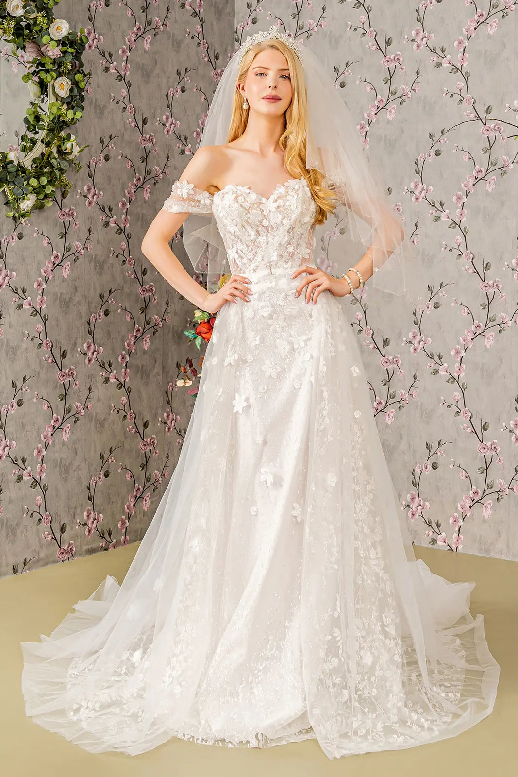 Vestido de Novia GLS by Gloria GL3423 - IVORY