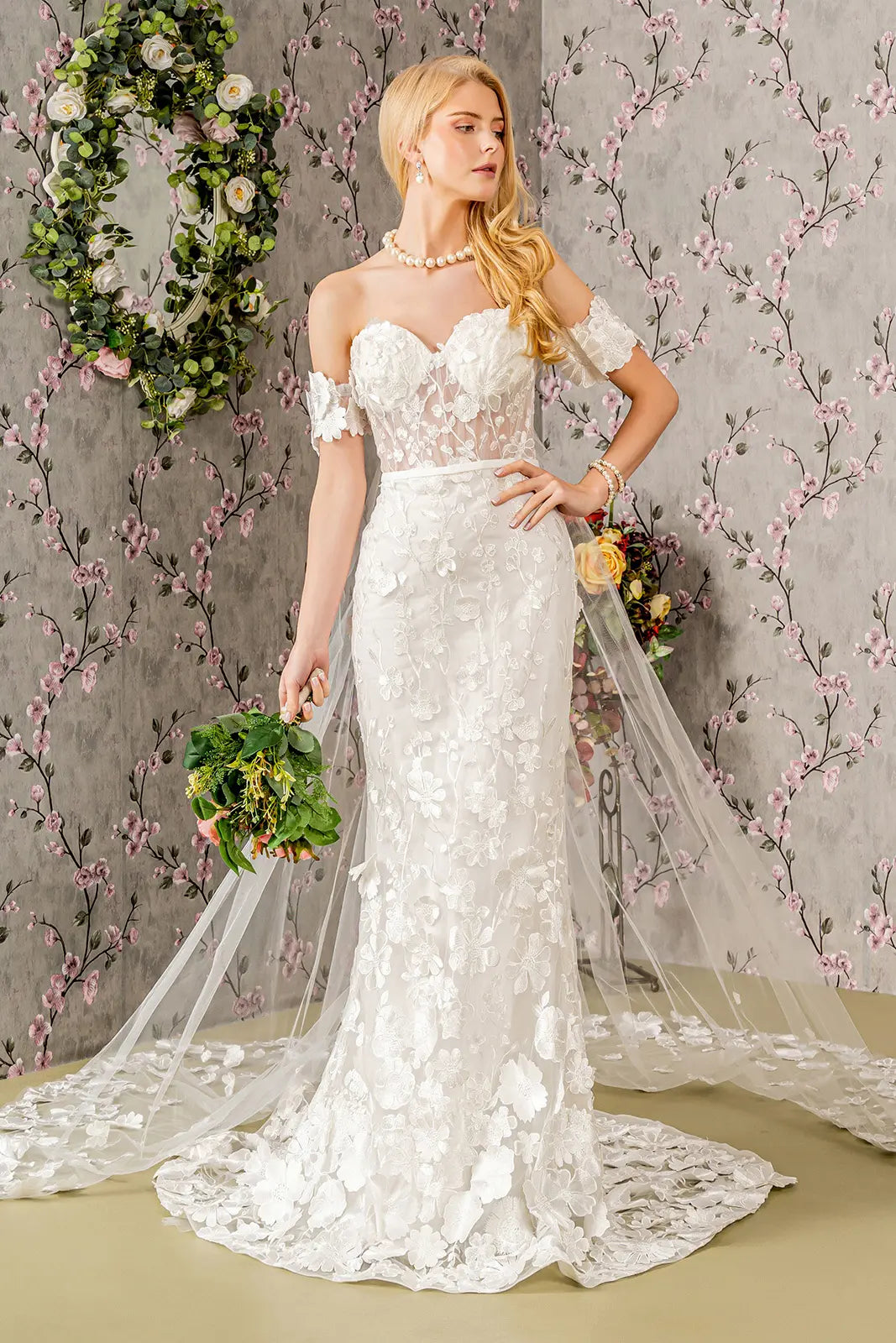 Vestido de Novia GLS by Gloria GL3424 - IVORY