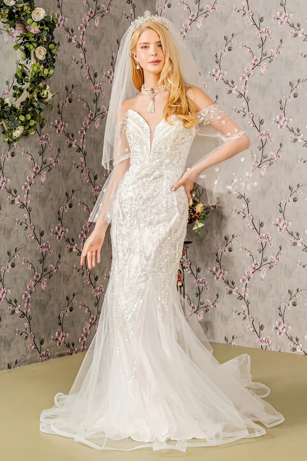 Vestido de Novia GLS by Gloria GL3426 - IVORY