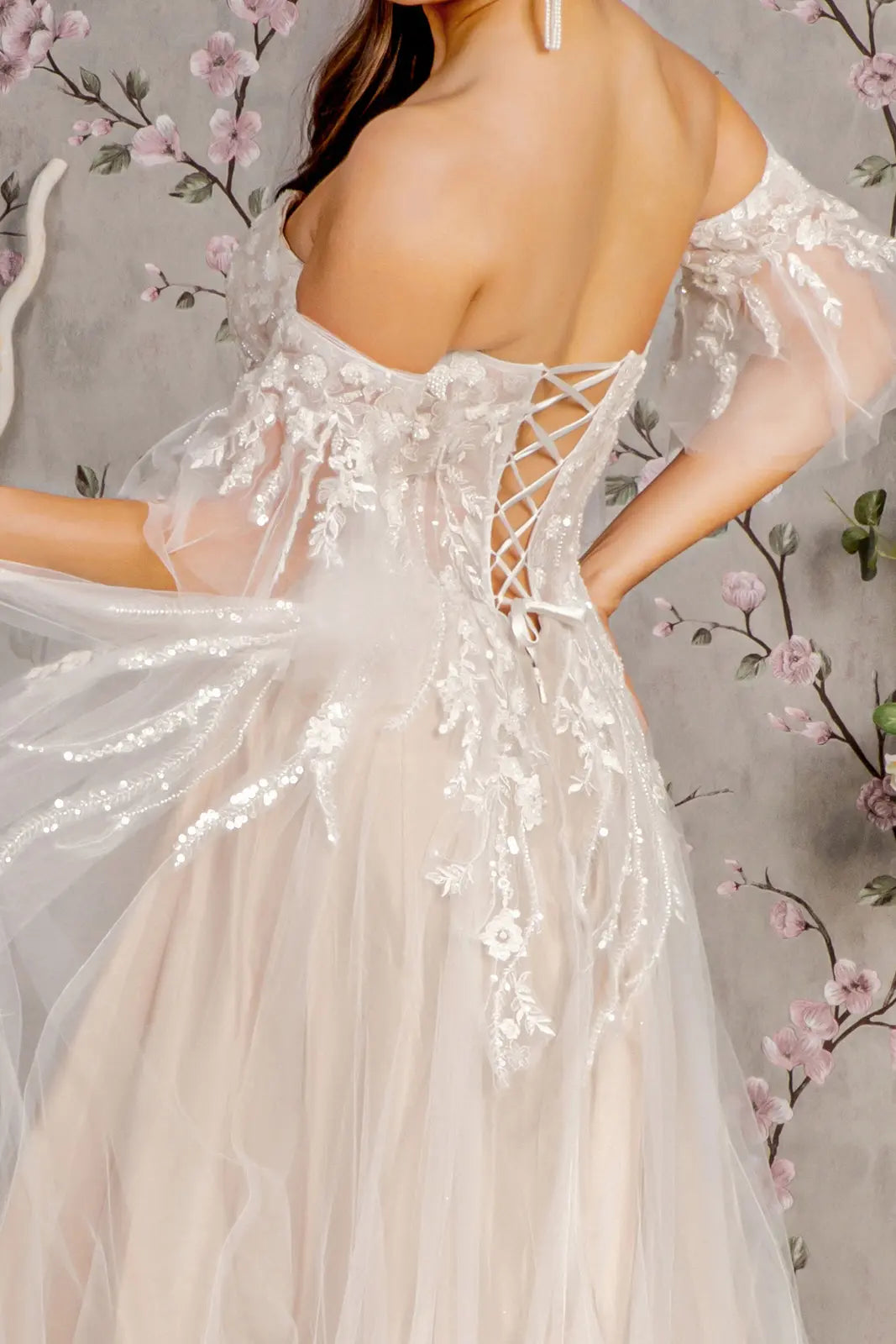 Vestido de Novia GLS by Gloria GL3427 - IVORY/CHAMPAGNE