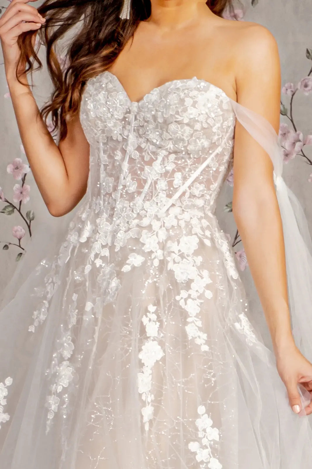 Vestido de Novia GLS by Gloria GL3428 - IVORY/CHAMPAGNE