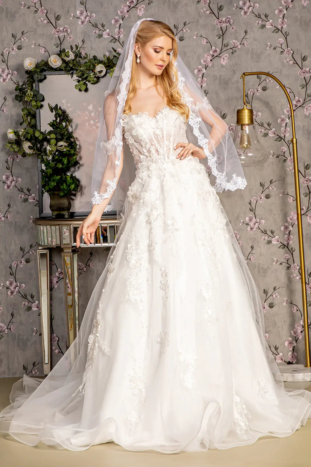 Vestido de Novia GLS by Gloria GL3448 - IVORY