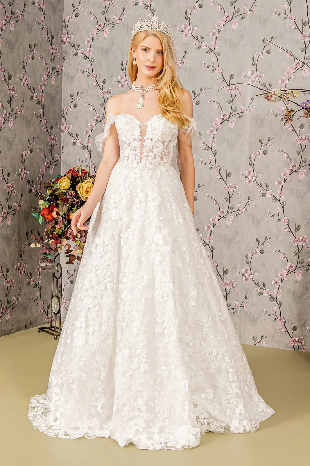 Vestido de Novia GLS by Gloria GL3449 - IVORY