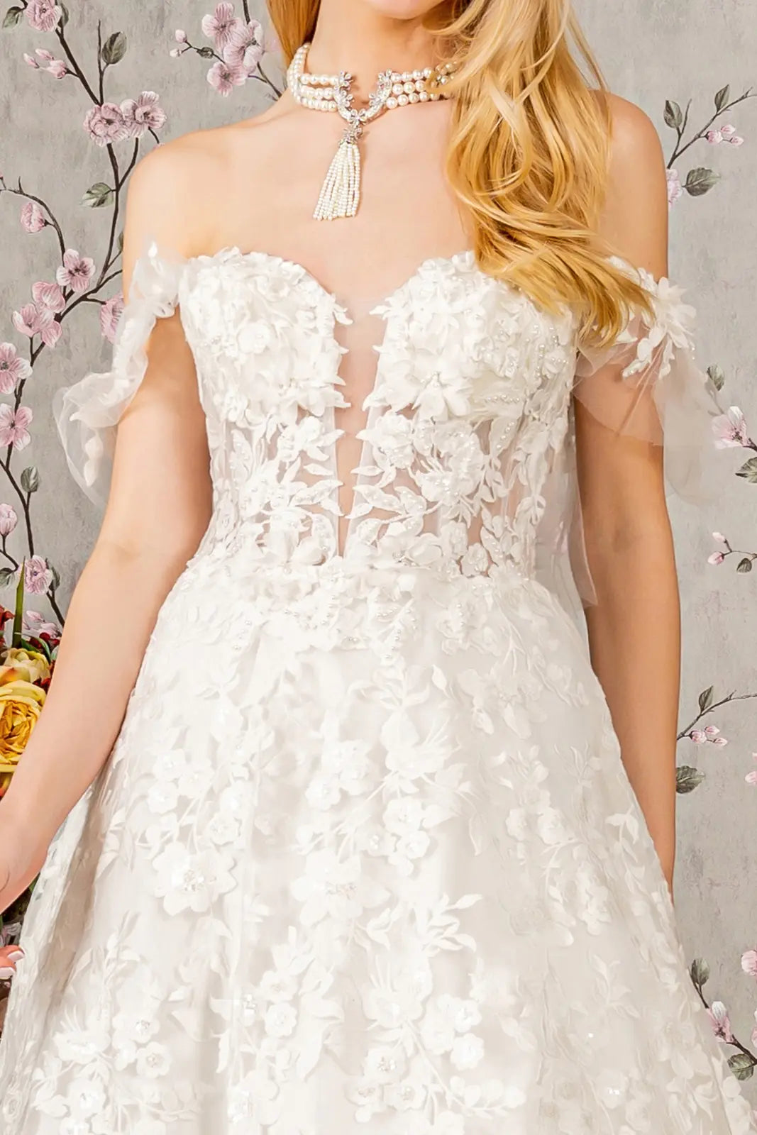 Vestido de Novia GLS by Gloria GL3449 - IVORY