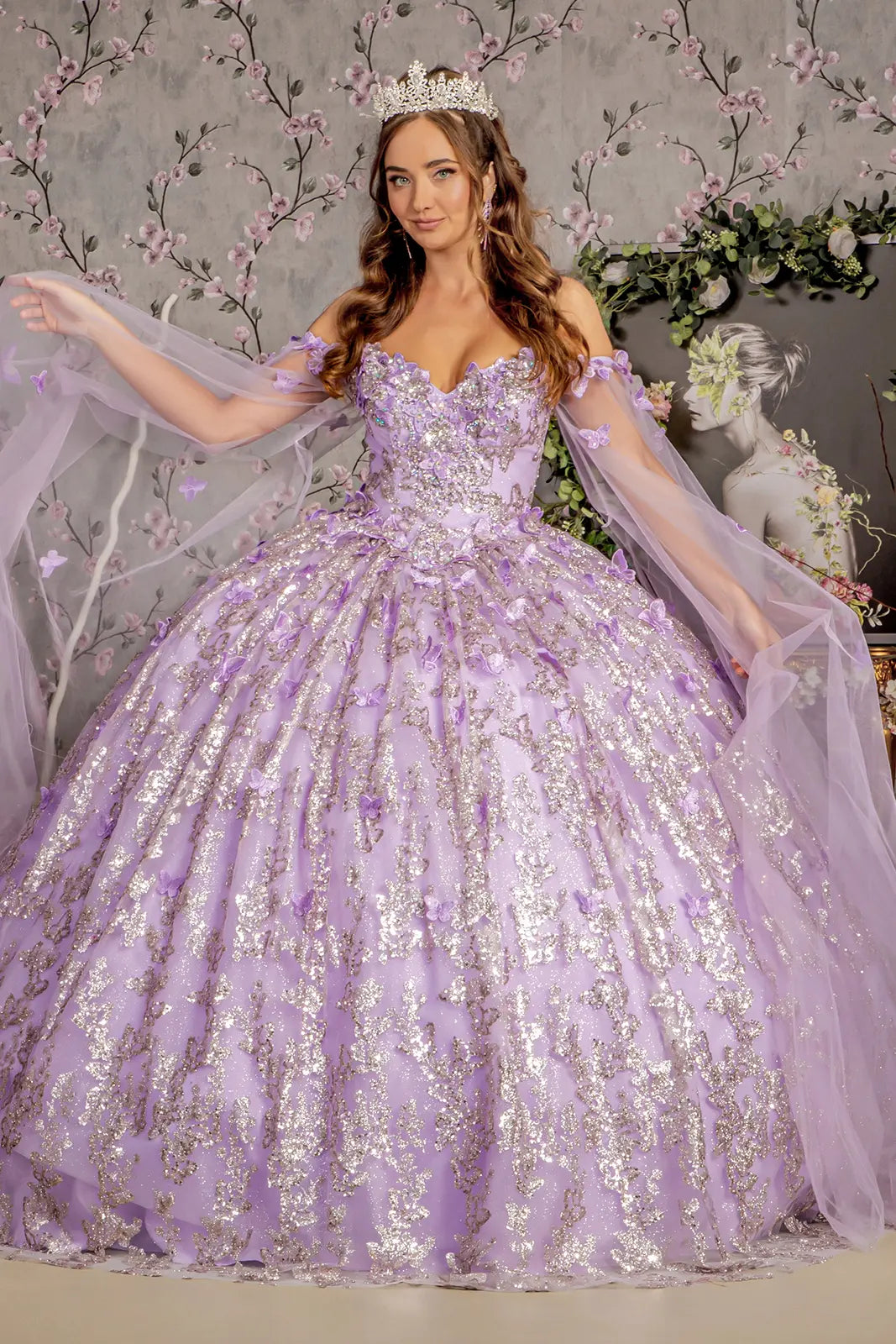 Vestido de XV Años GLS by Gloria GL3451 - LILAC