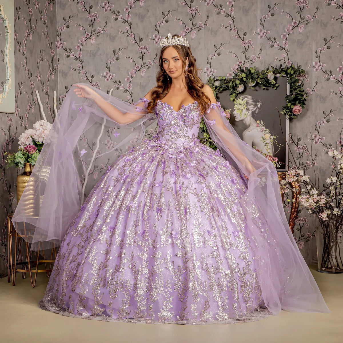 Vestido de XV Años GLS by Gloria GL3451 - LILAC