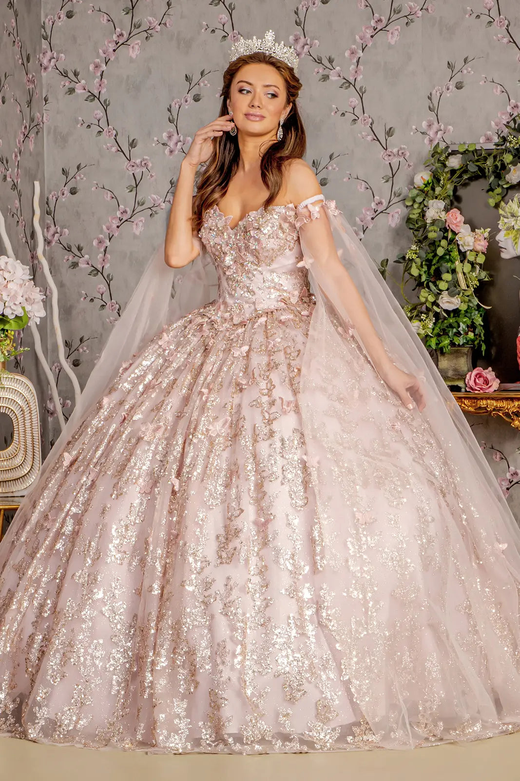 Vestido de XV Años GLS by Gloria GL3451 - MAUVE