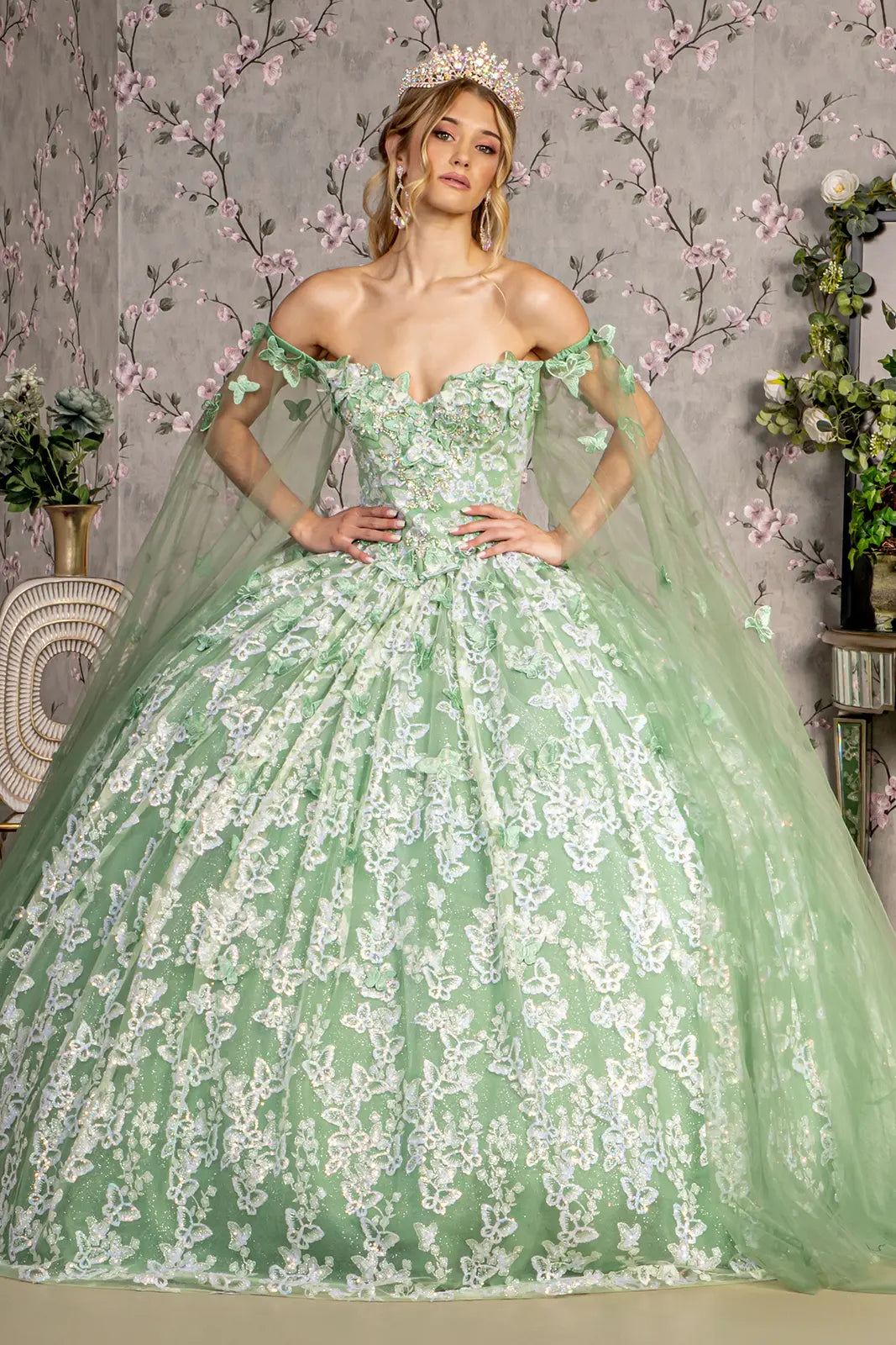 Vestido de XV Años GLS by Gloria GL3451 - SAGE