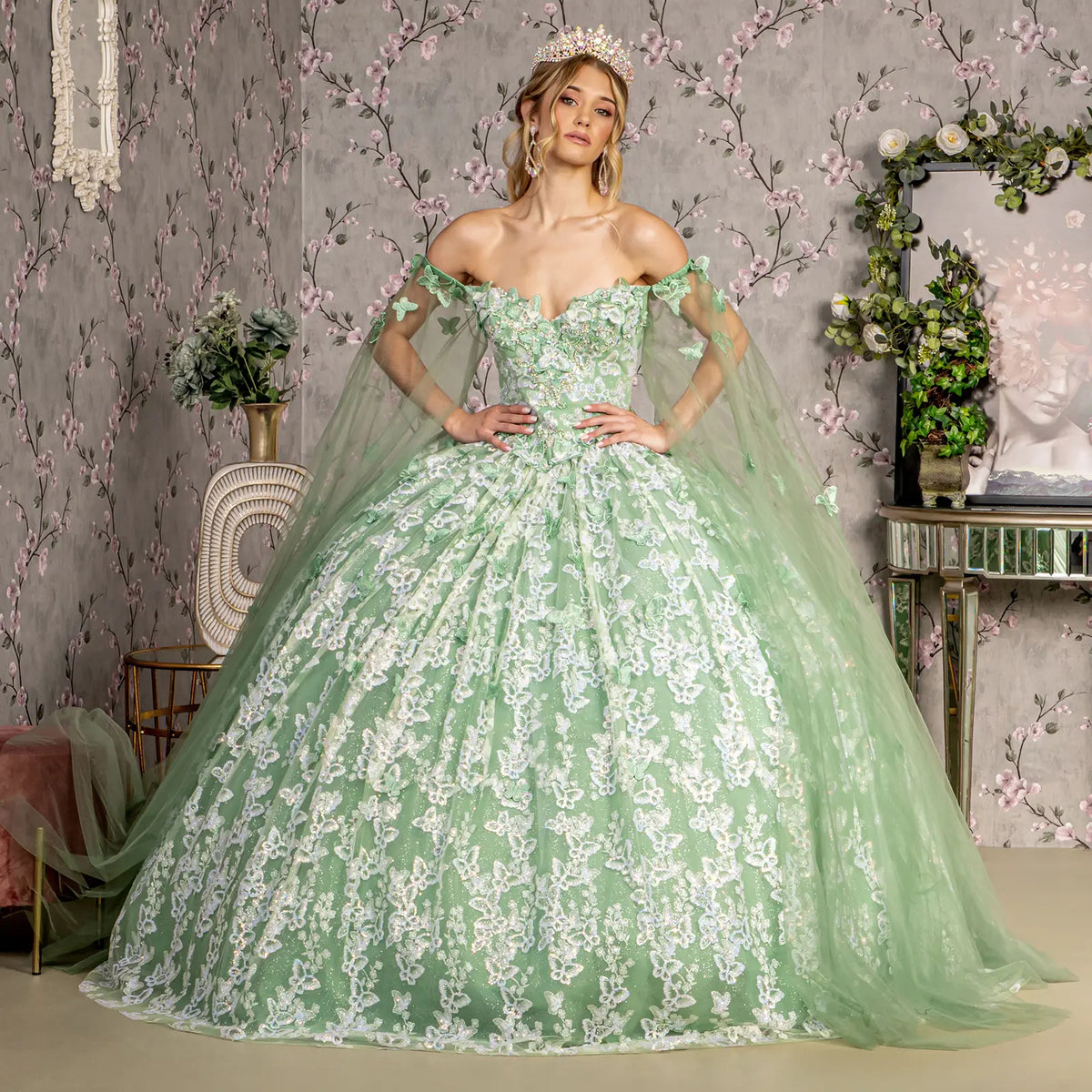 Vestido de XV Años GLS by Gloria GL3451 - SAGE