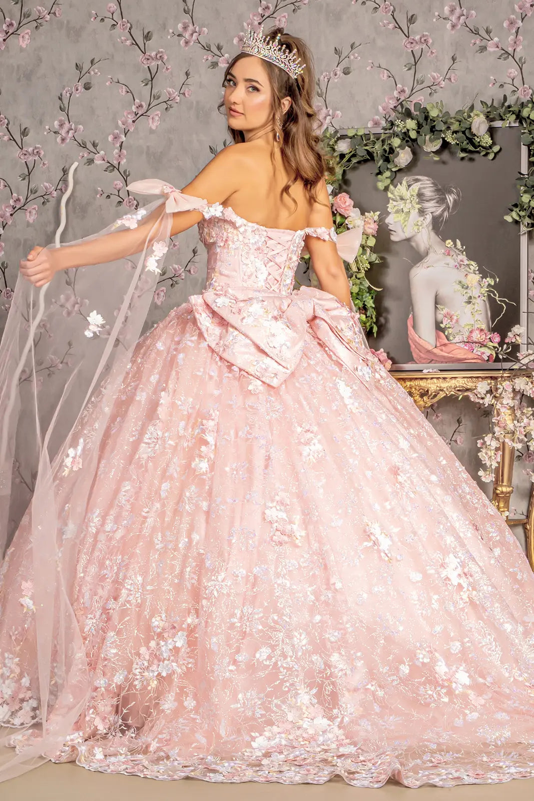 Vestido de XV Años GLS by Gloria GL3465 - BLUSH