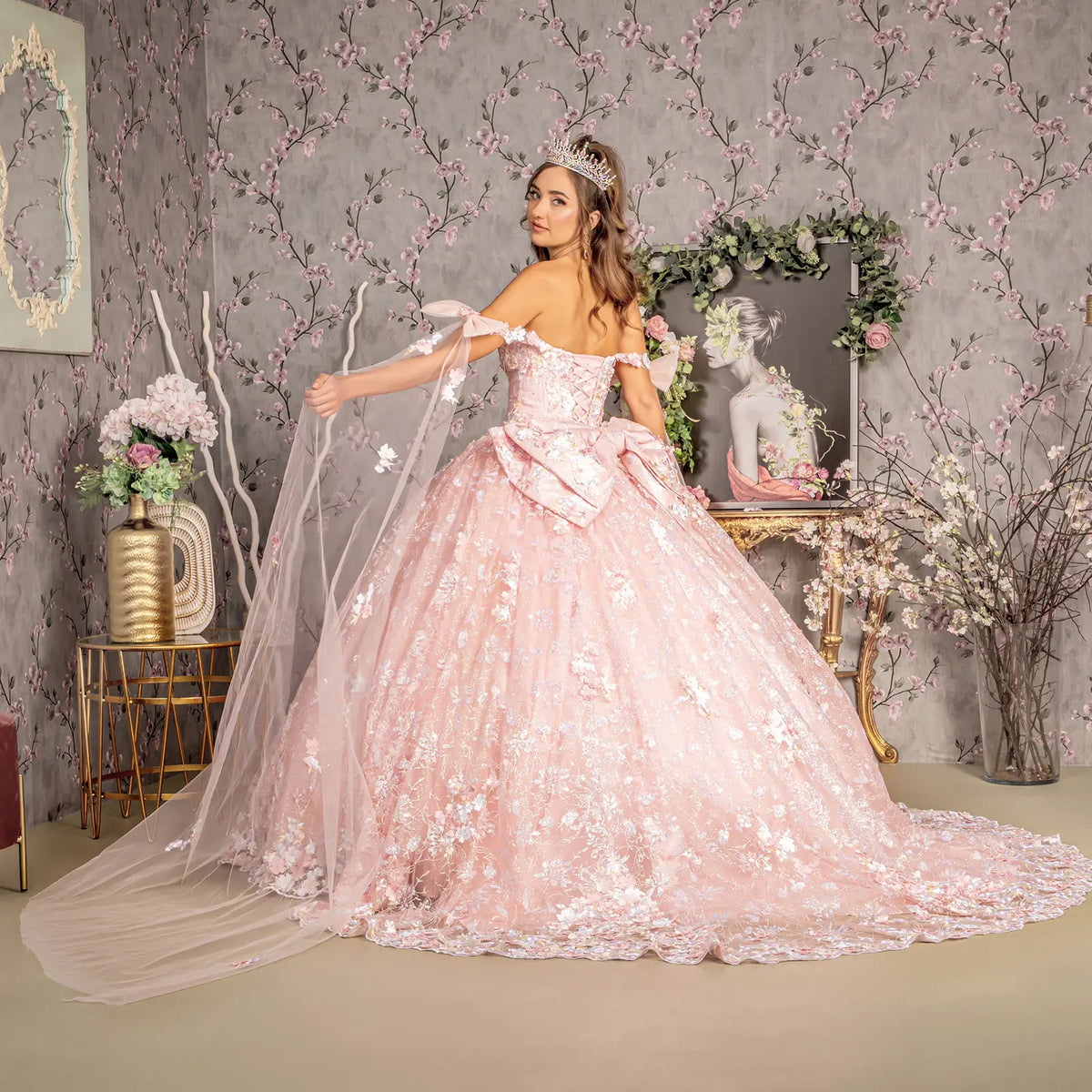 Vestido de XV Años GLS by Gloria GL3465 - BLUSH