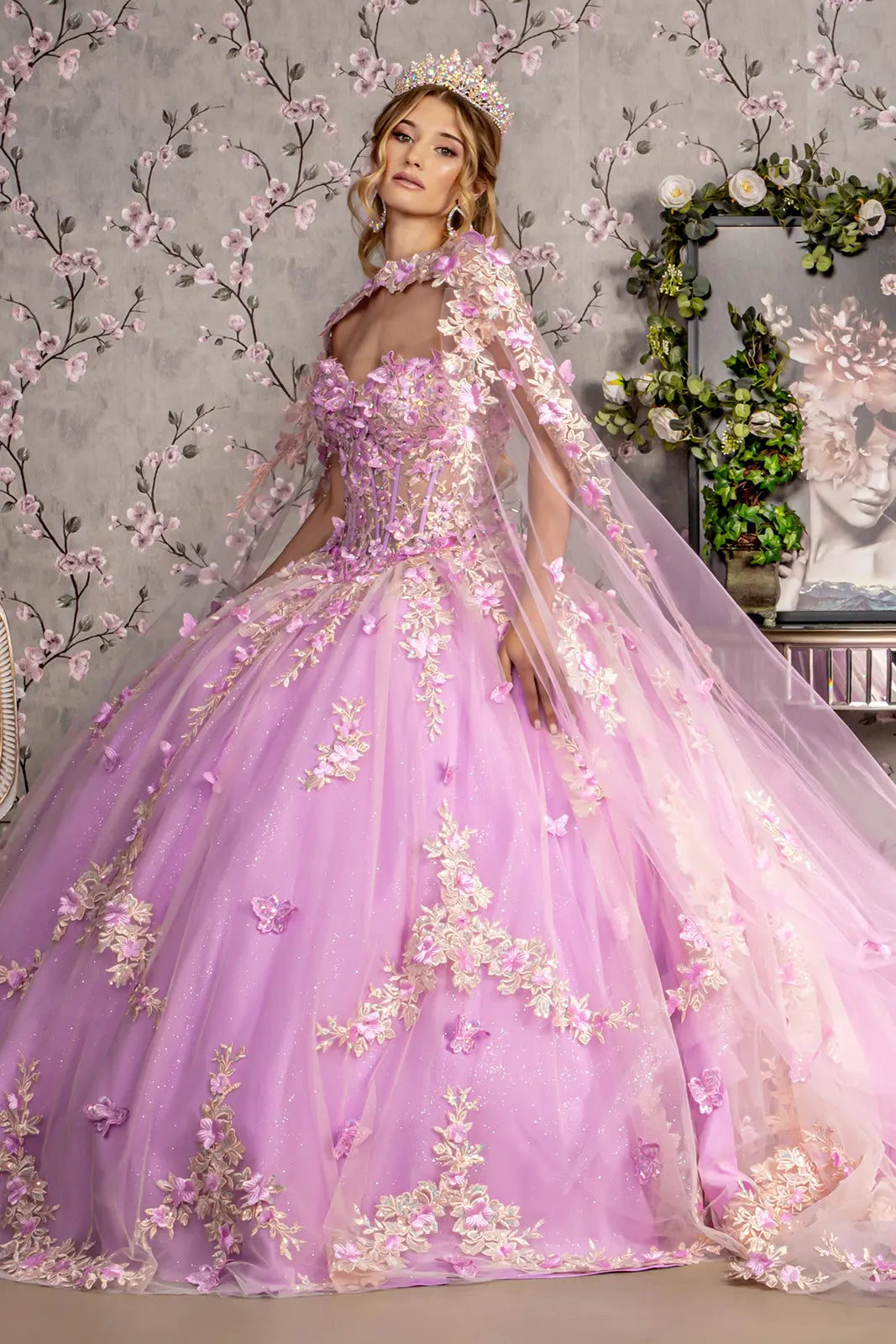 Vestido de XV Años GLS by Gloria GL3467 - LILAC