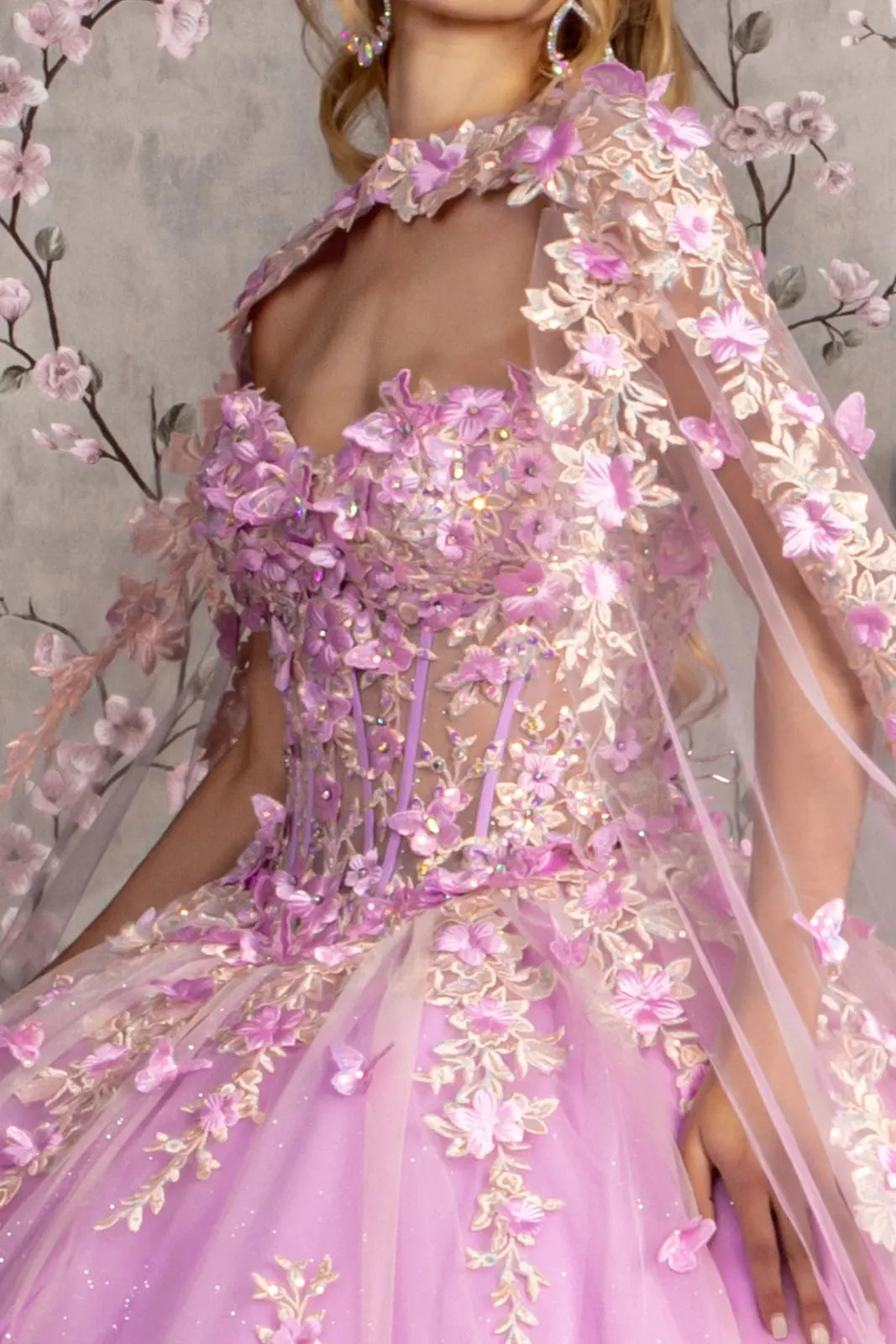 Vestido de XV Años GLS by Gloria GL3467 - LILAC