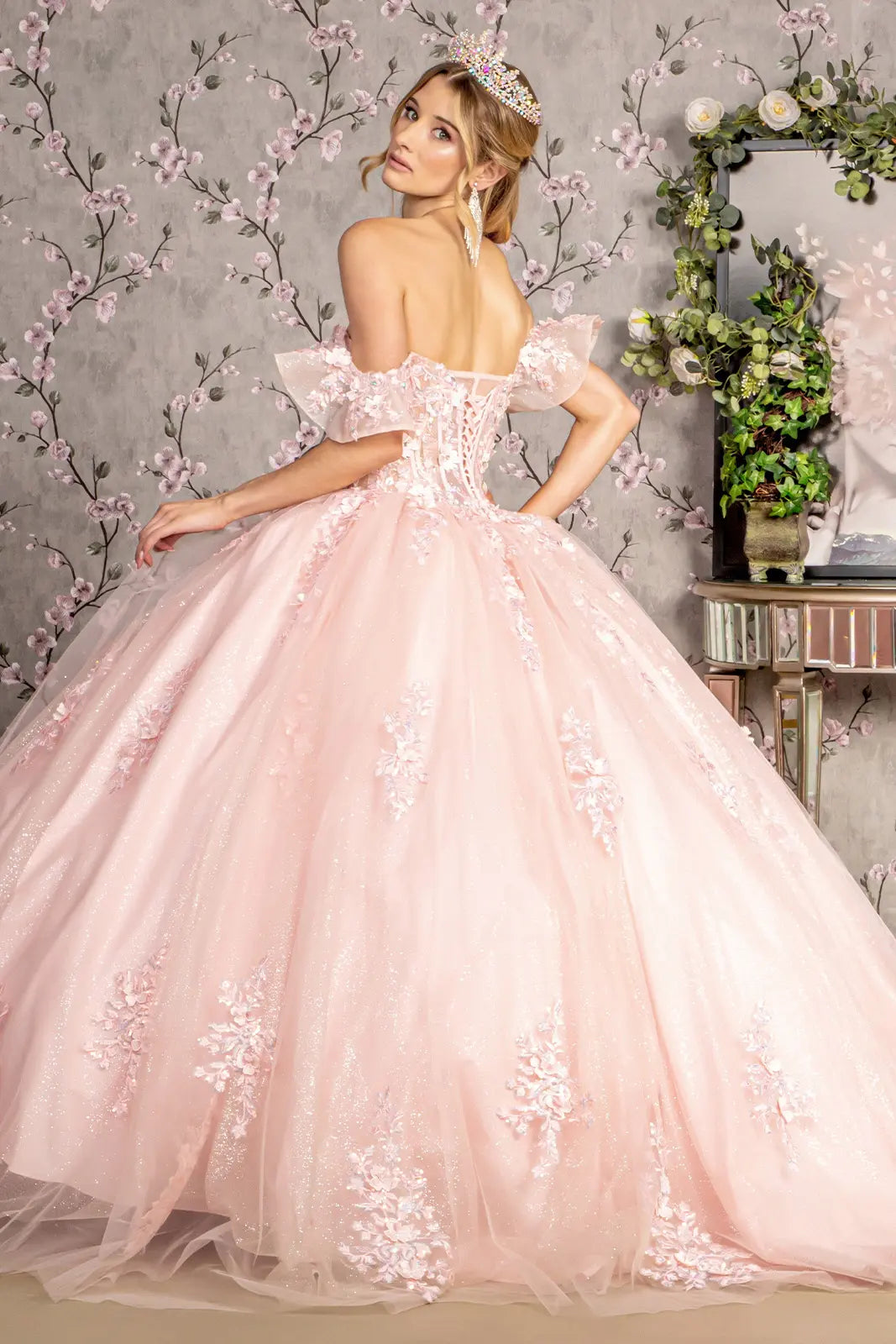 Vestido de XV Años GLS by Gloria GL3475 - BLUSH