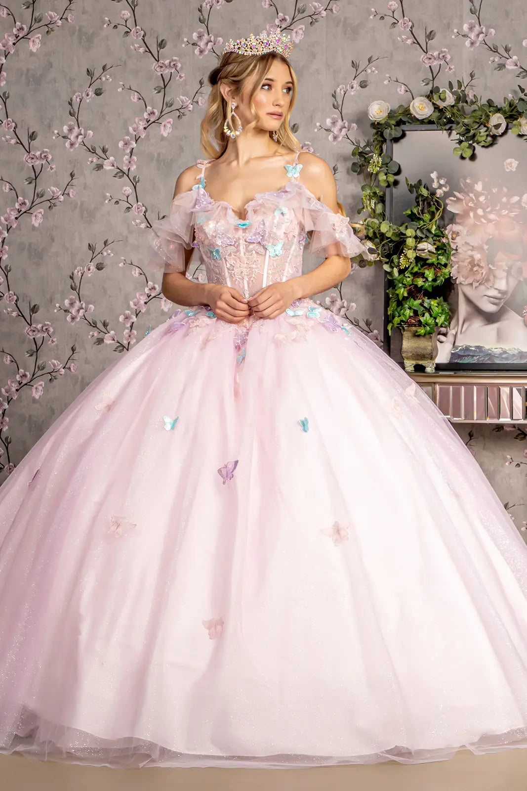 Vestido de XV Años GLS by Gloria GL3483 - PINK