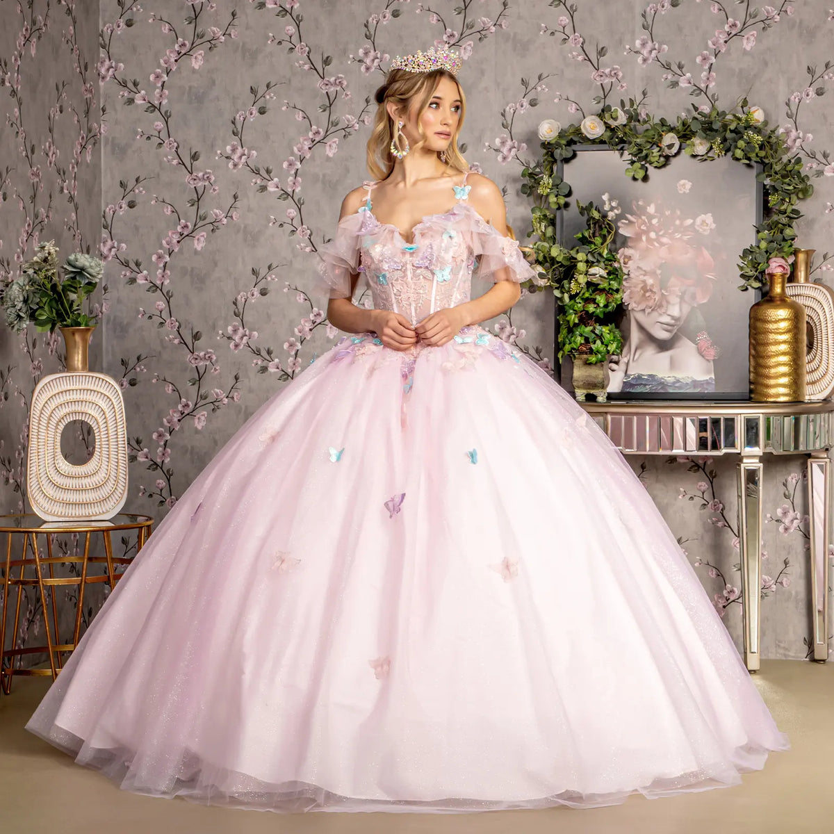 Vestido de XV Años GLS by Gloria GL3483 - PINK