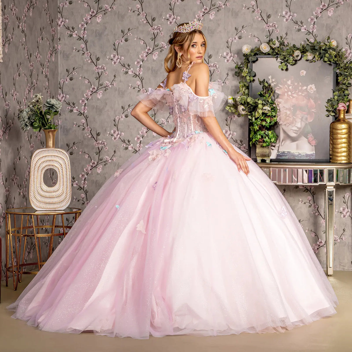 Vestido de XV Años GLS by Gloria GL3483 - PINK