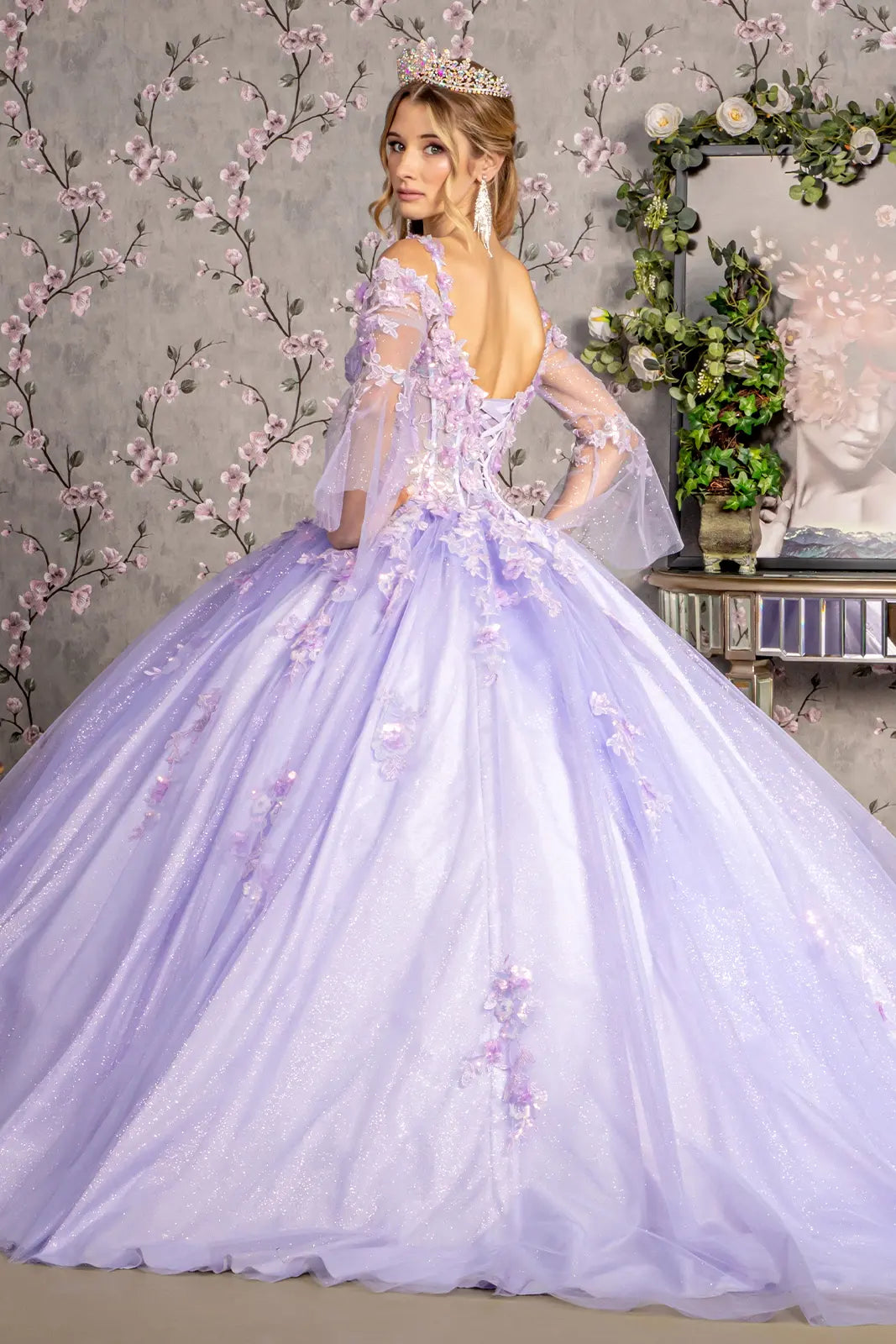 Vestido de XV Años GLS by Gloria GL3484 - LILAC