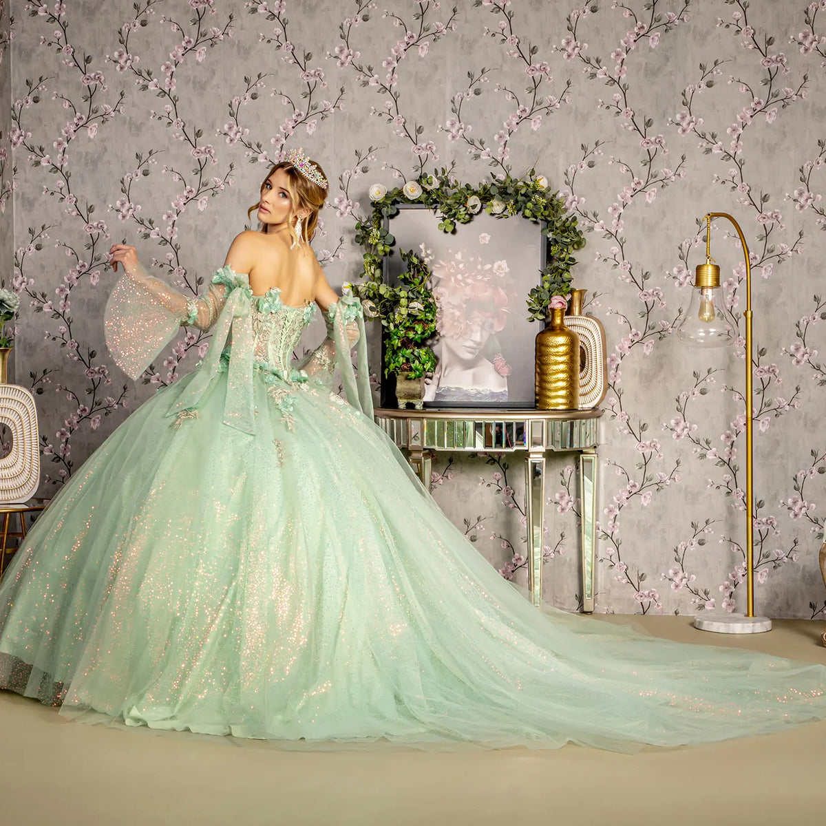 Vestido de XV Años GLS by Gloria GL3486 - SAGE