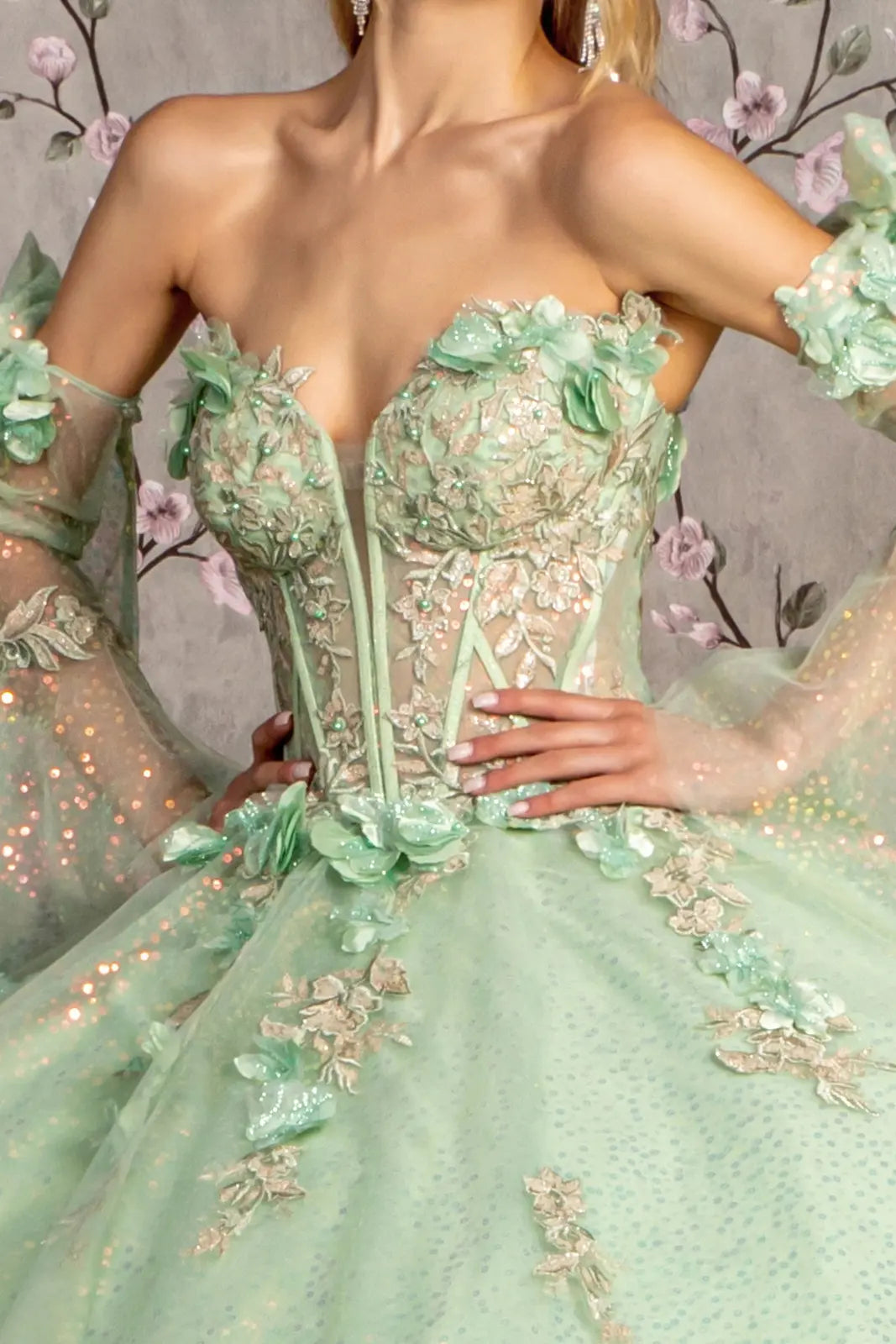 Vestido de XV Años GLS by Gloria GL3486 - SAGE