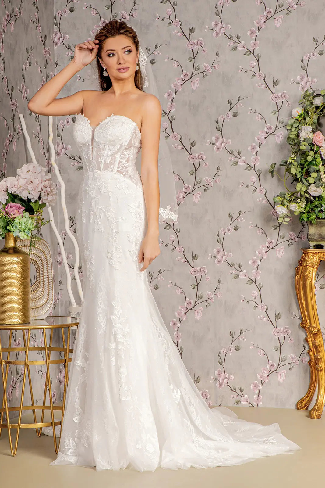 Vestido de Novia GLS by Gloria GL3488 - WHITE