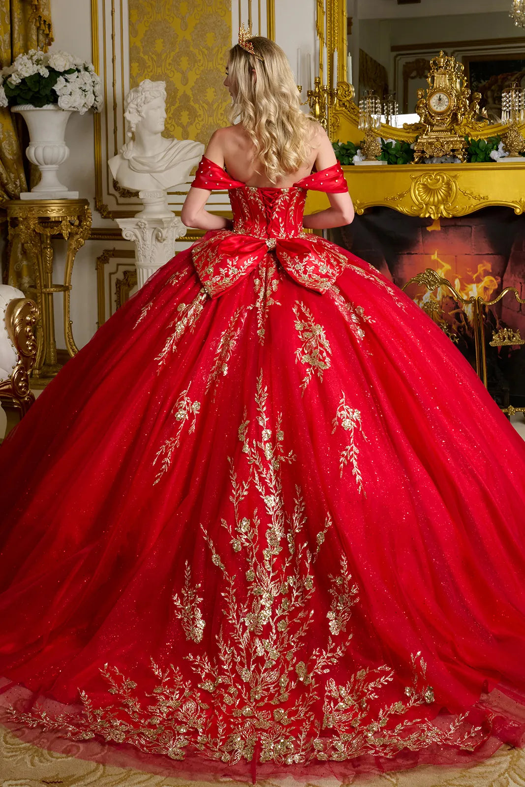 Vestido de XV Años Elizabeth K GL3631 - RED