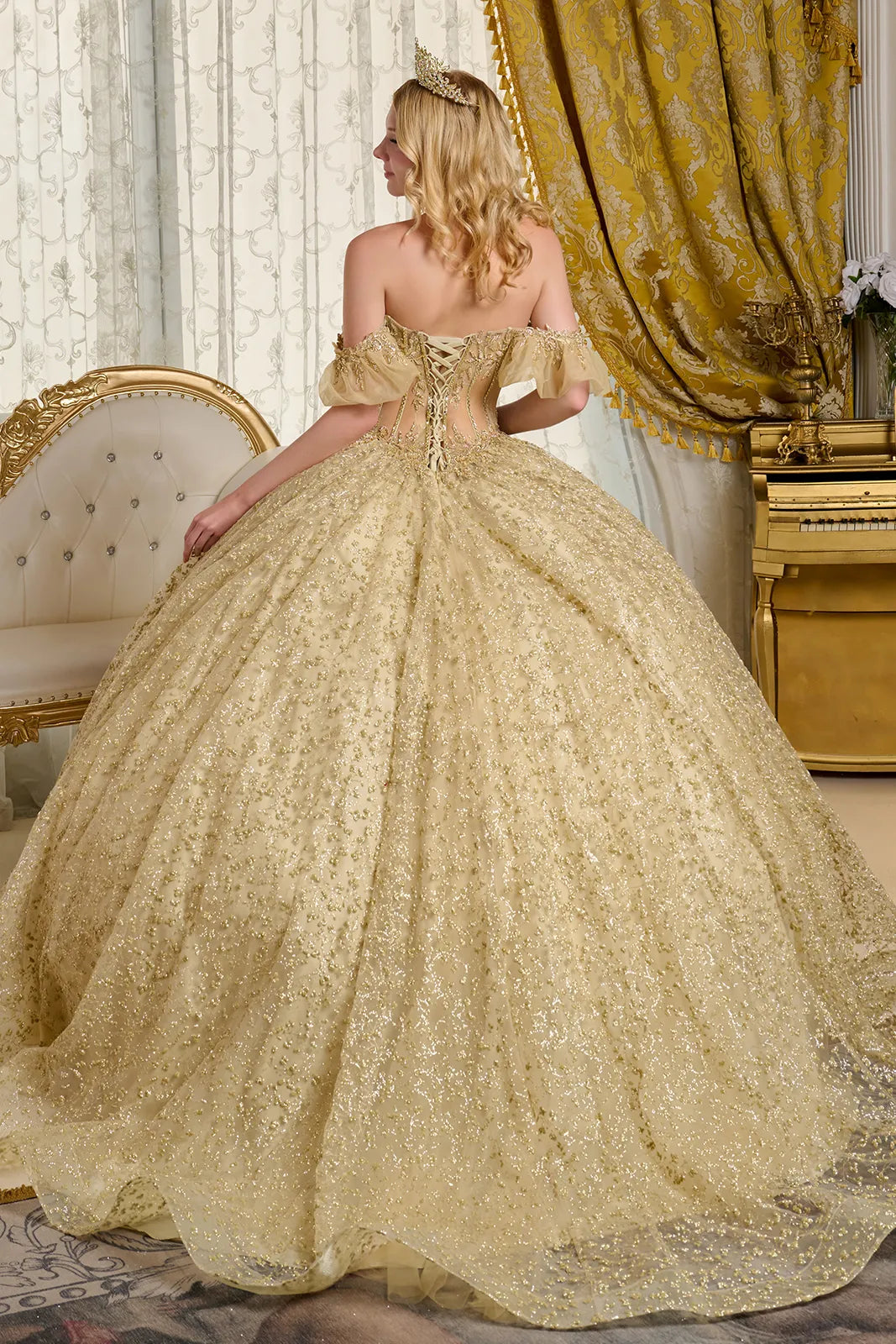 Vestido de XV Años Elizabeth K GL3632 - GOLD