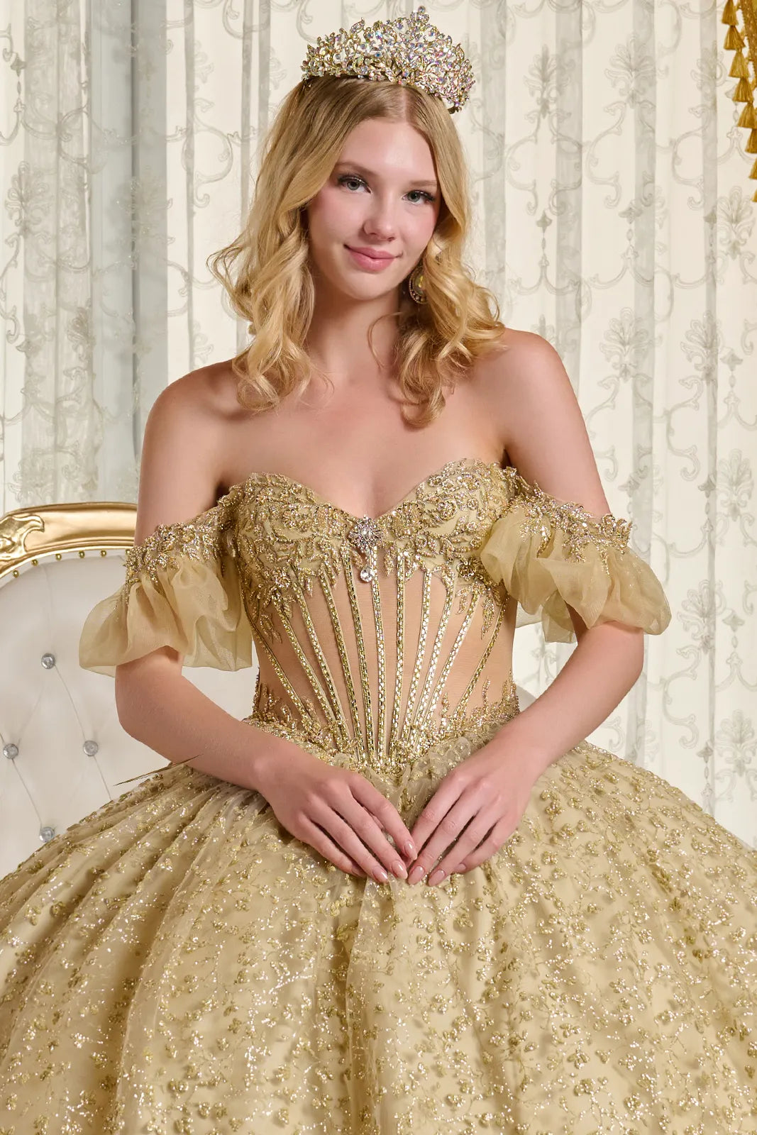 Vestido de XV Años Elizabeth K GL3632 - GOLD