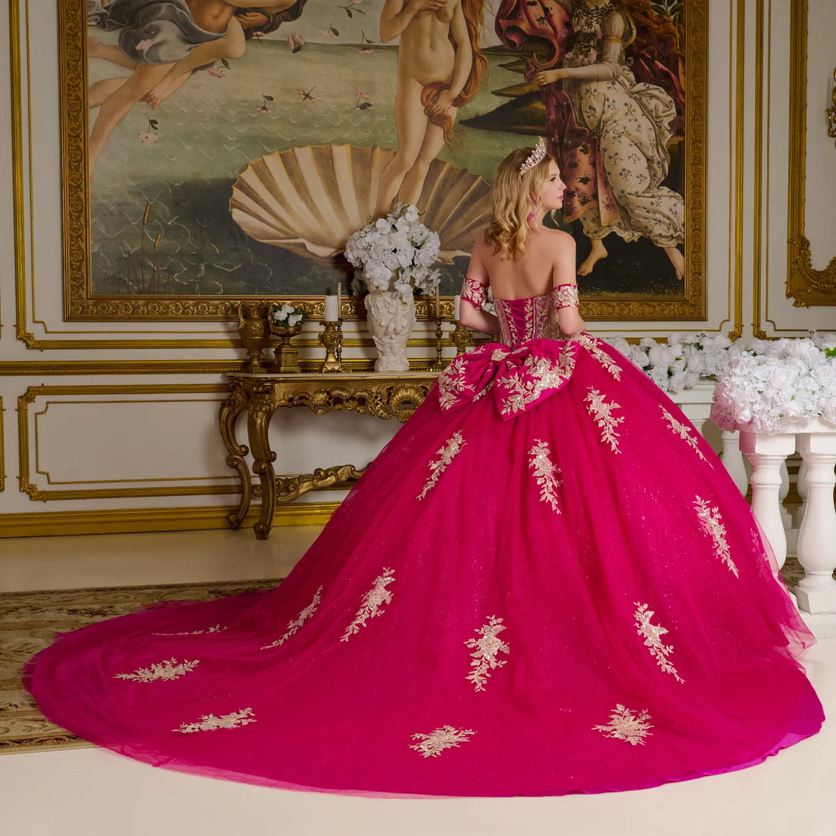 Vestido de XV Años Elizabeth K GL3641 - FUCHSIA