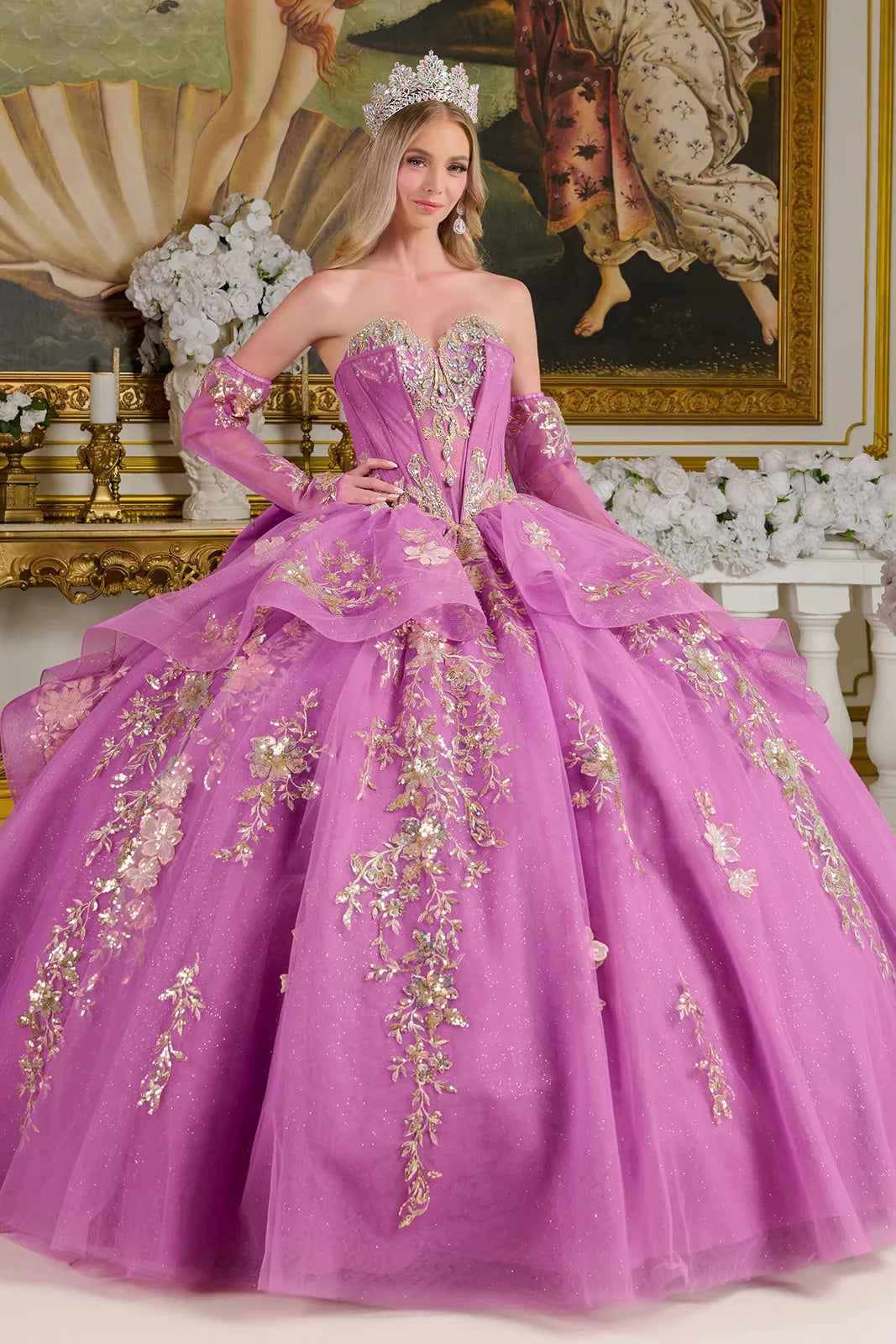 Vestido de XV Años Elizabeth K GL3647 - PURPLE