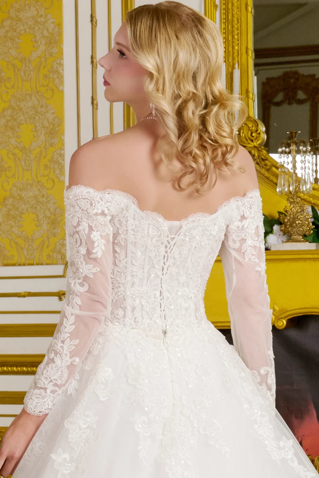 Vestido de Novia GLS by Gloria GL3653 - OFF WHITE