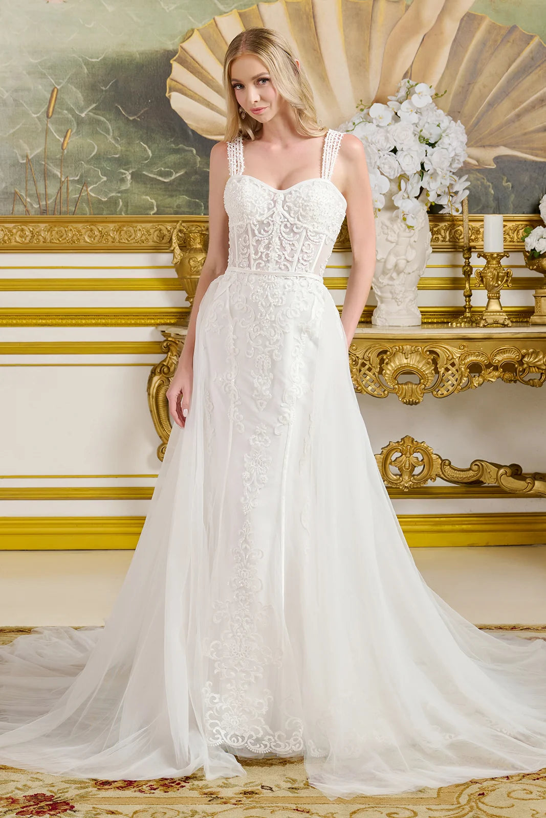 Vestido de Novia GLS by Gloria GL3654 - OFF WHITE