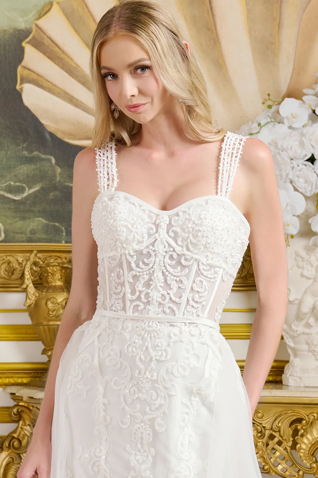 Vestido de Novia GLS by Gloria GL3654 - OFF WHITE