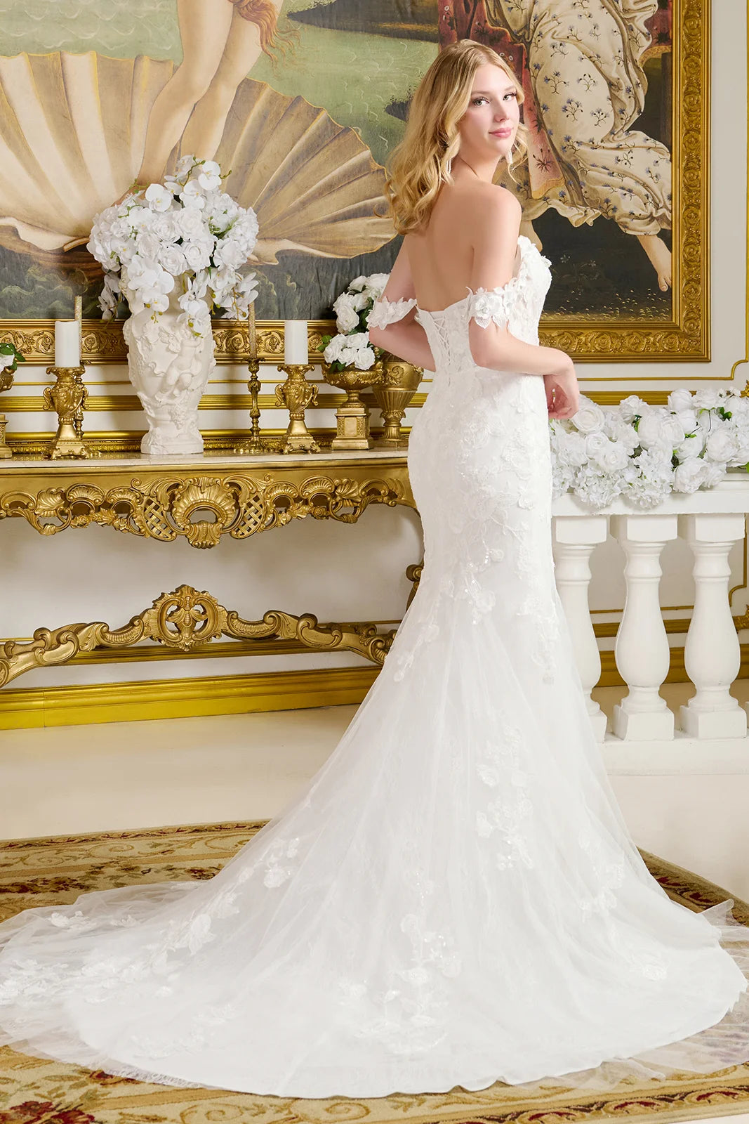Vestido de Novia GLS by Gloria GL3656 - OFF WHITE