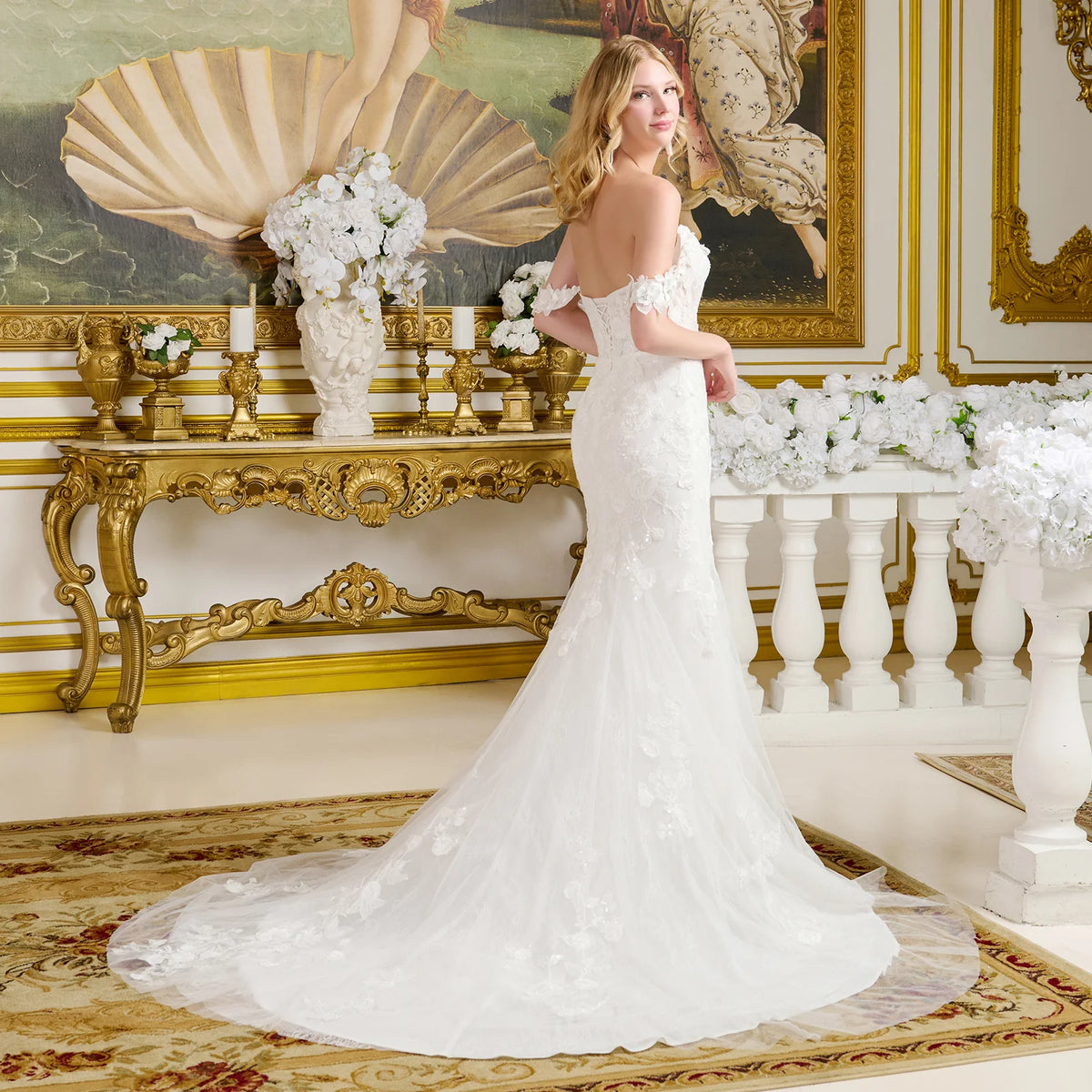 Vestido de Novia GLS by Gloria GL3656 - OFF WHITE