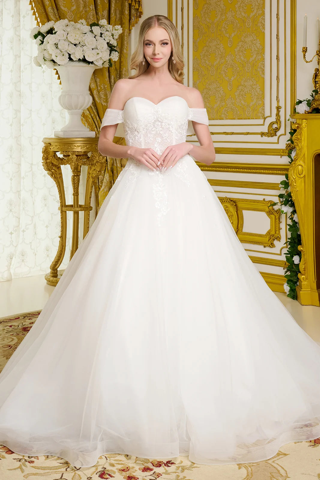 Vestido de Novia GLS by Gloria GL3657 - OFF WHITE