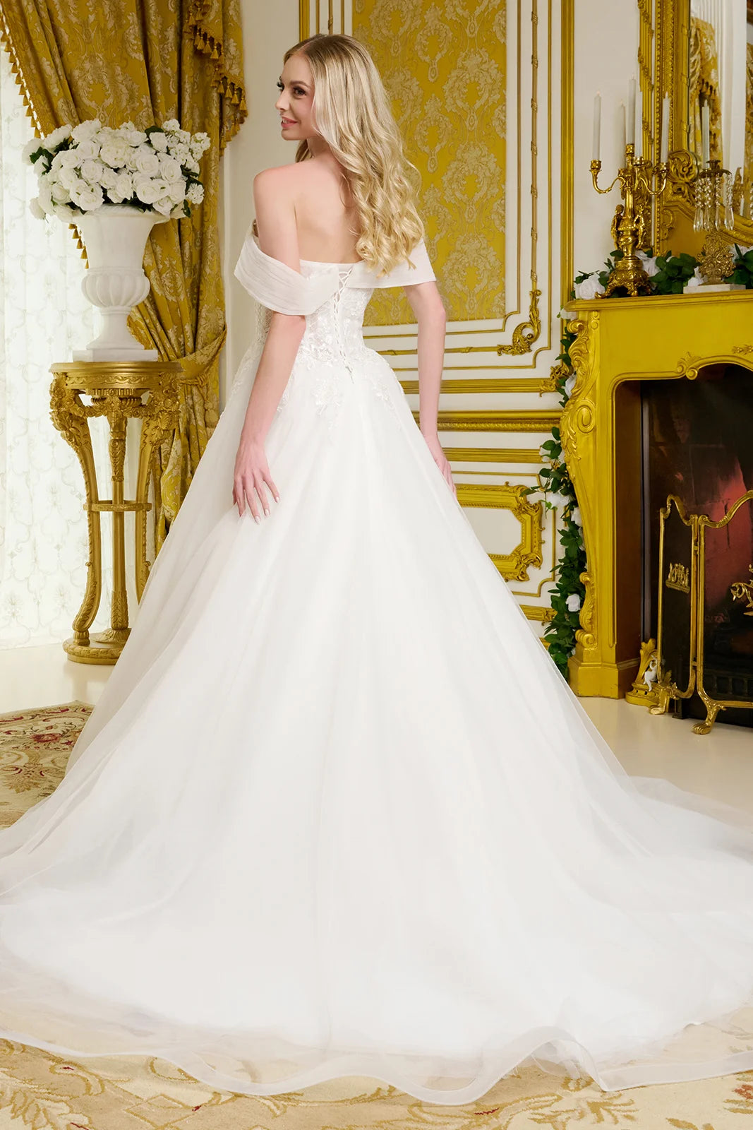 Vestido de Novia GLS by Gloria GL3657 - OFF WHITE