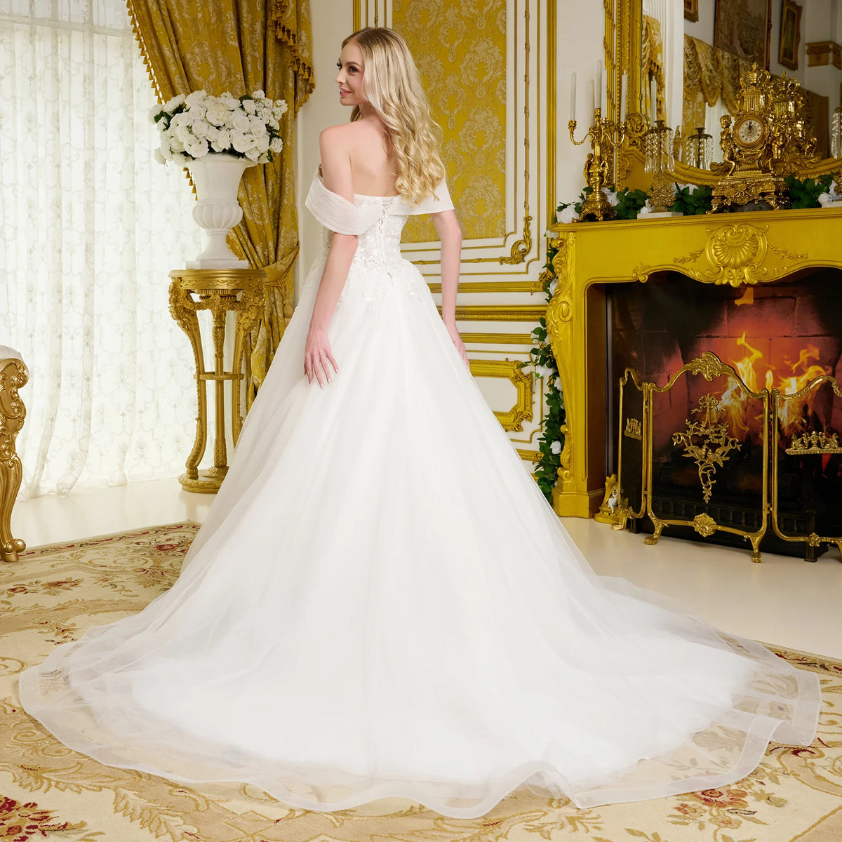Vestido de Novia GLS by Gloria GL3657 - OFF WHITE
