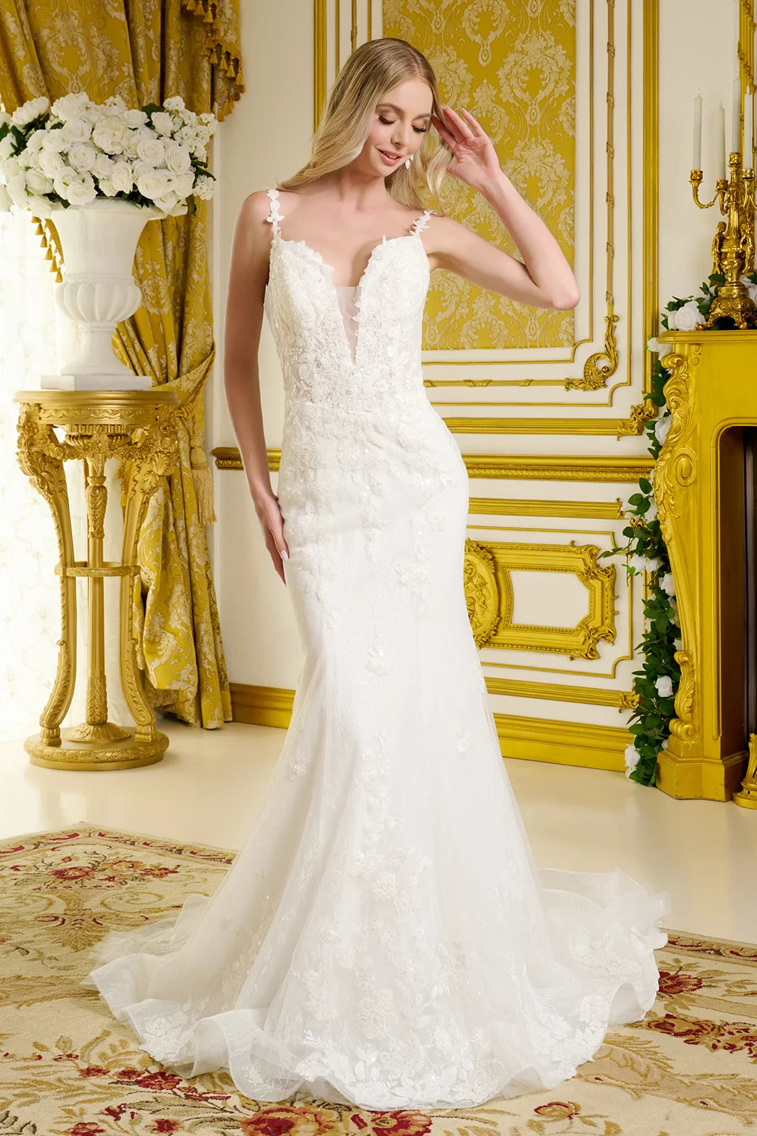 Vestido de Novia GLS by Gloria GL3658 - OFF WHITE
