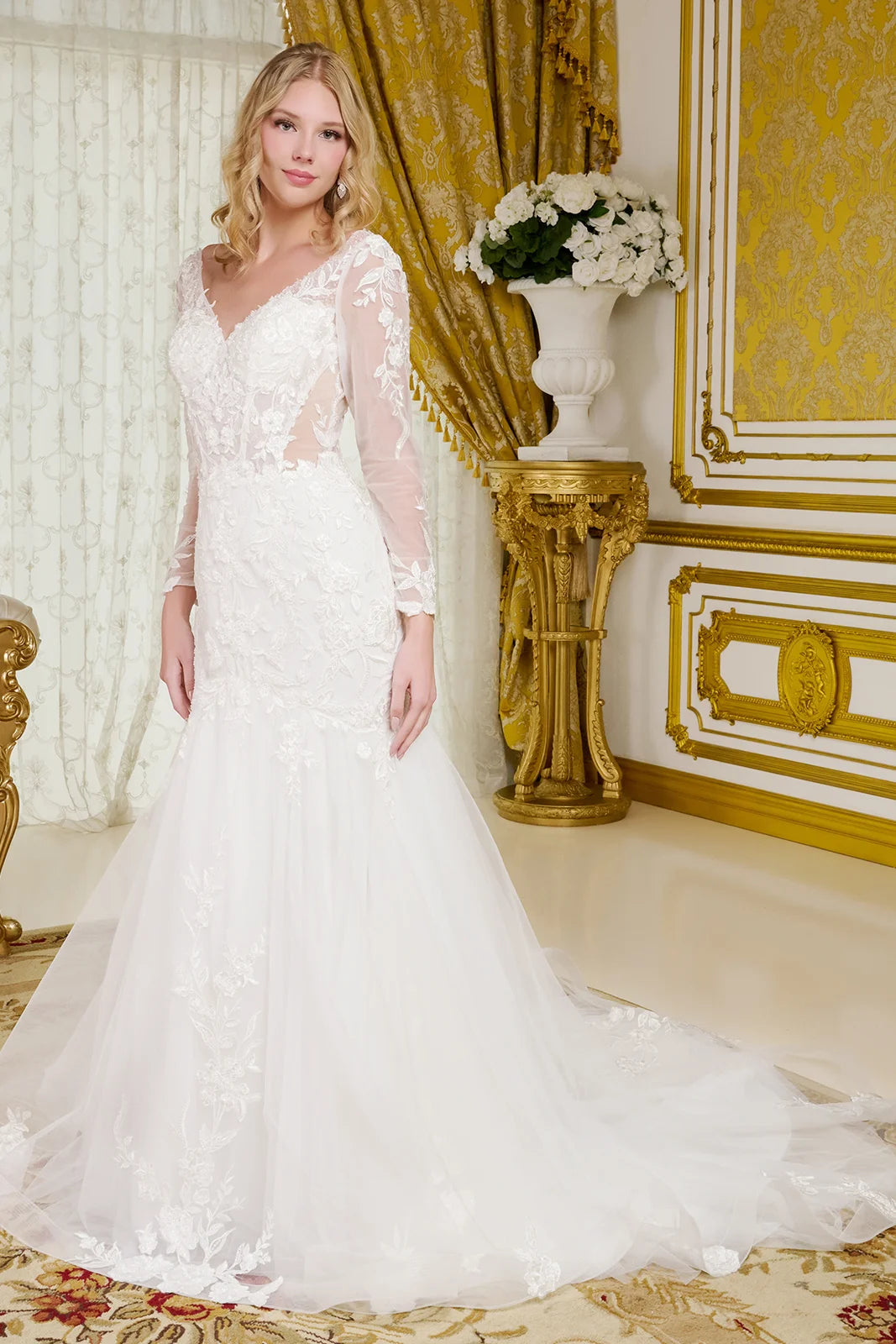 Vestido de Novia GLS by Gloria GL3659 - OFF WHITE